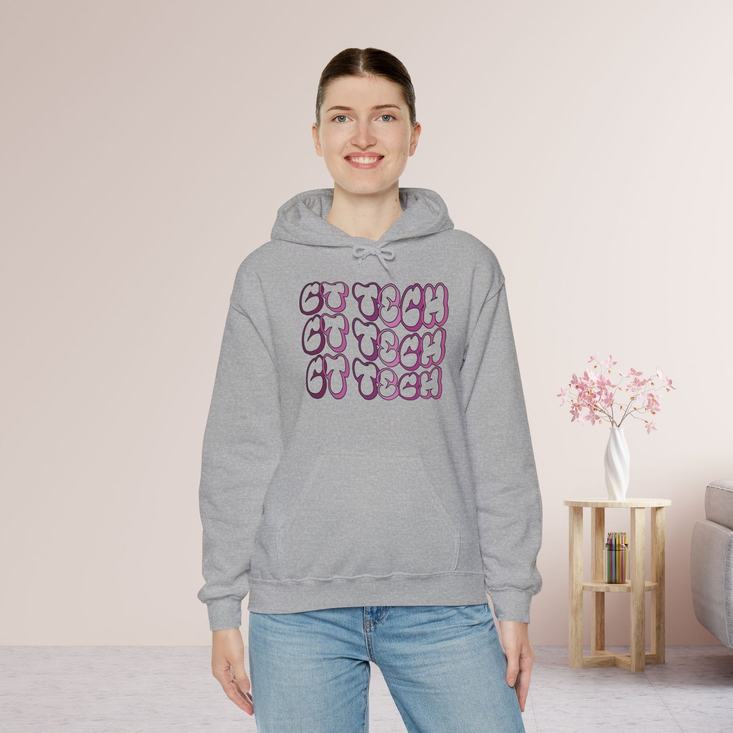 Groovy Purple CT Tech Hoodie -  CT Technologist Hoodie