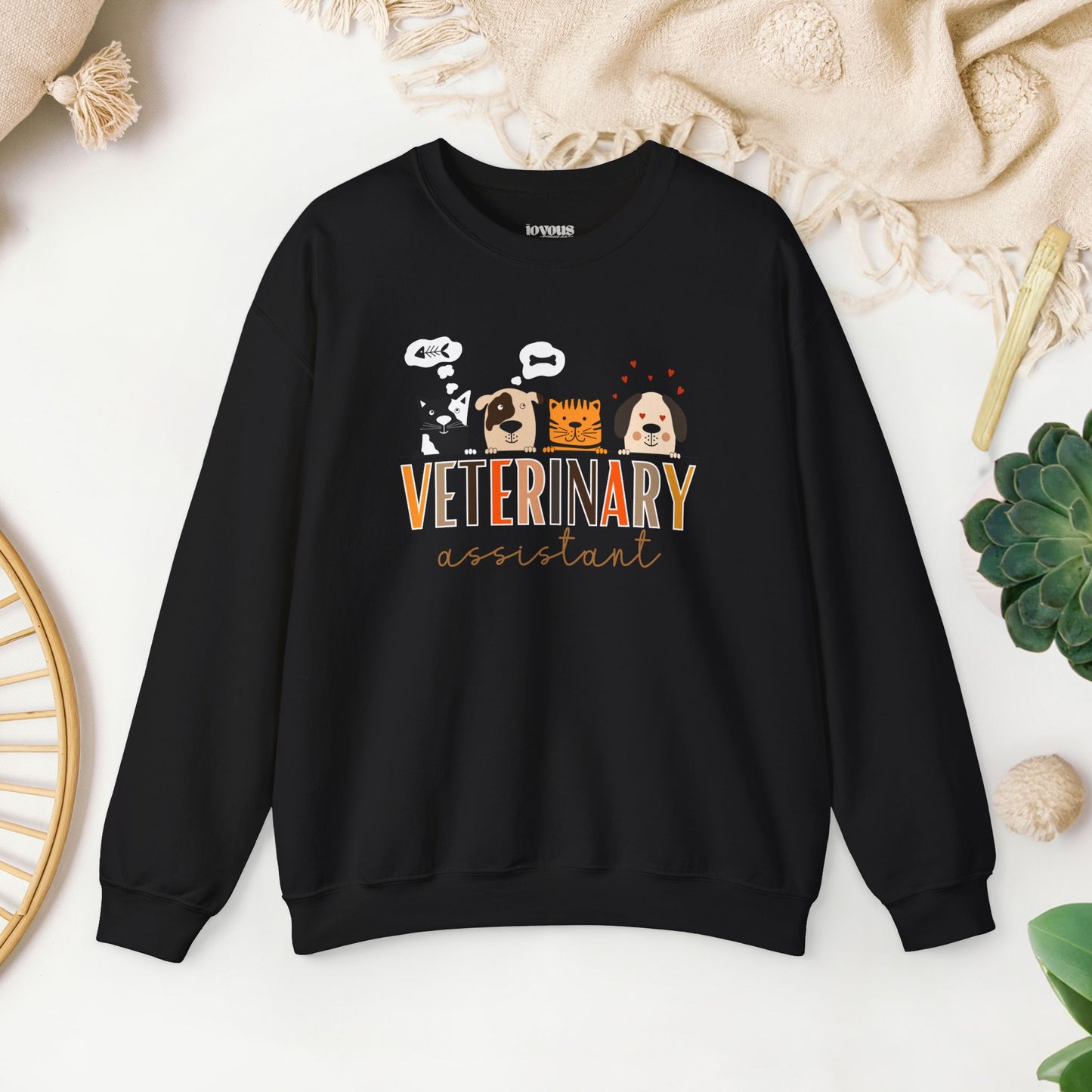 Veterinary Assistant Crewneck Sweatshirt for VET Assistant