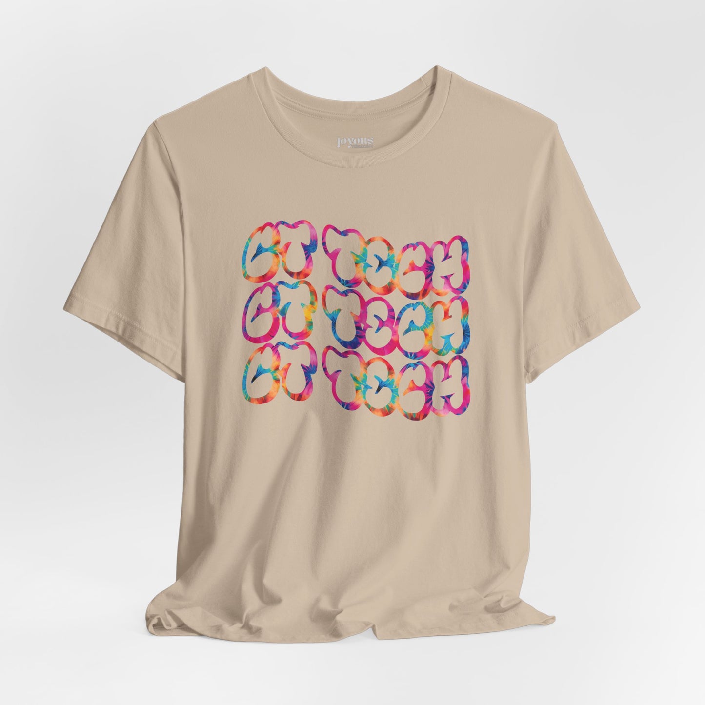 Tie Dye Groovy CT Tech Shirt - CT Technologist Soft Cotton Tee