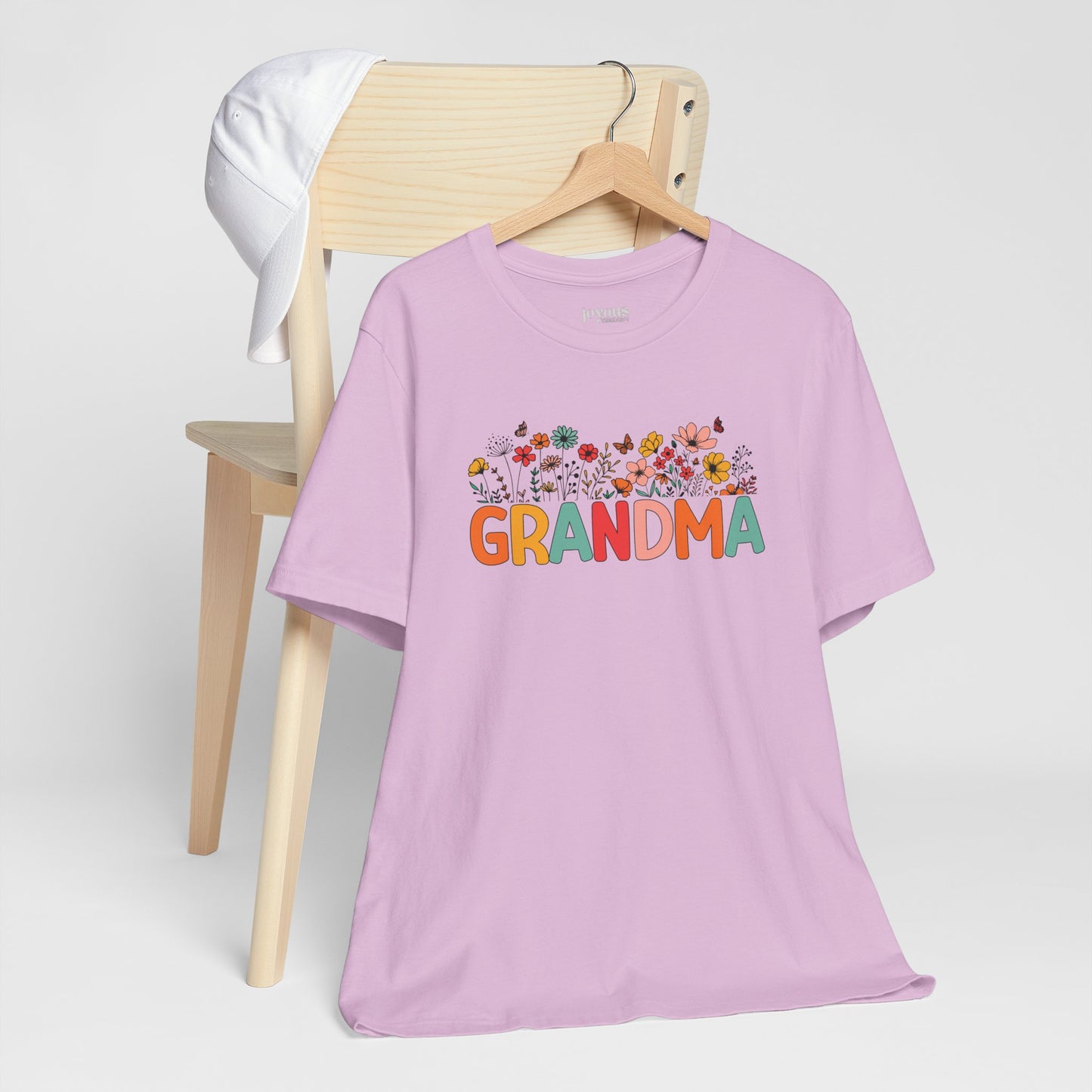 Spring Floral Grandma Soft Cotton Tee