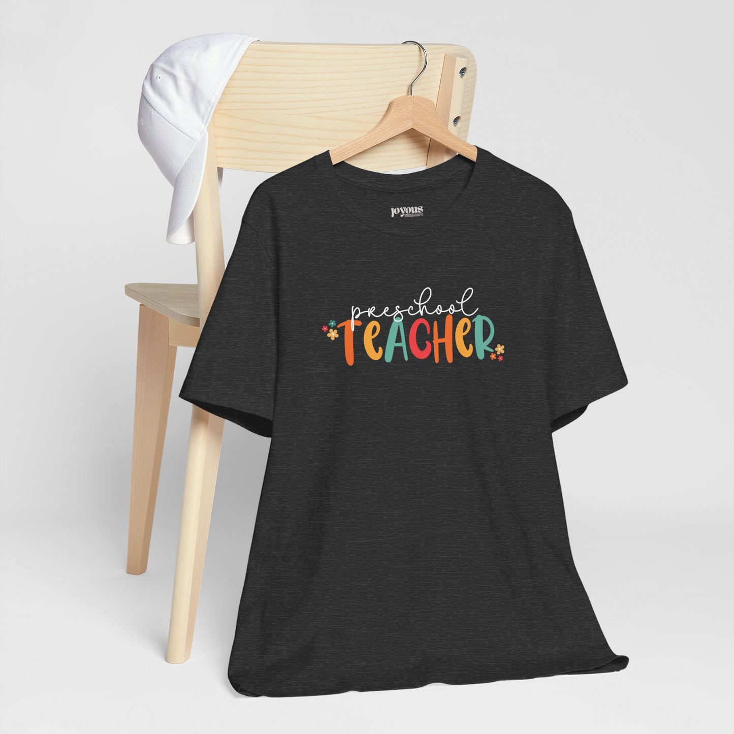 Trendy Preschool Teacher Soft Cotton Tee - Back to School Shirt