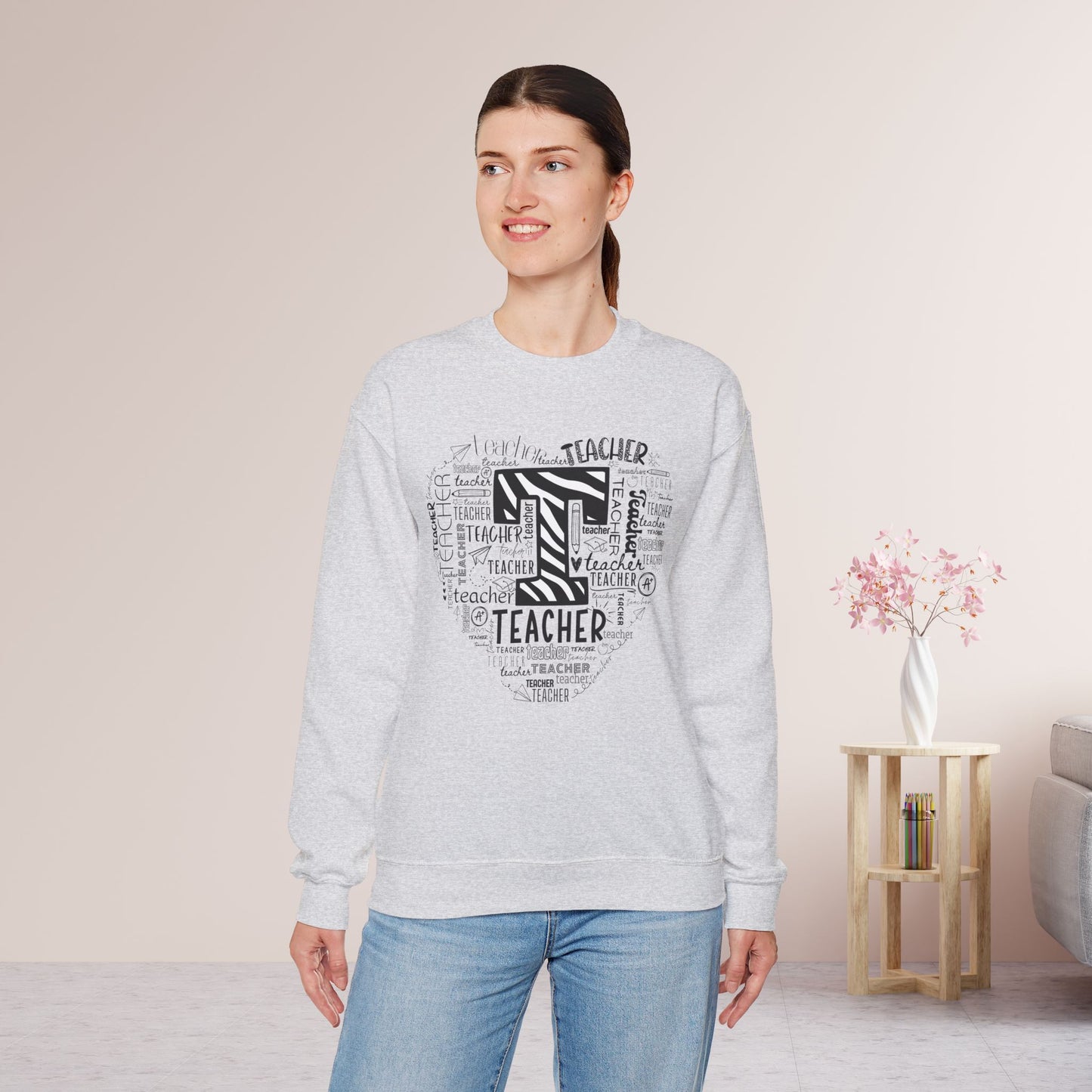 Trendy Teacher Sweatshirt for School Teachers