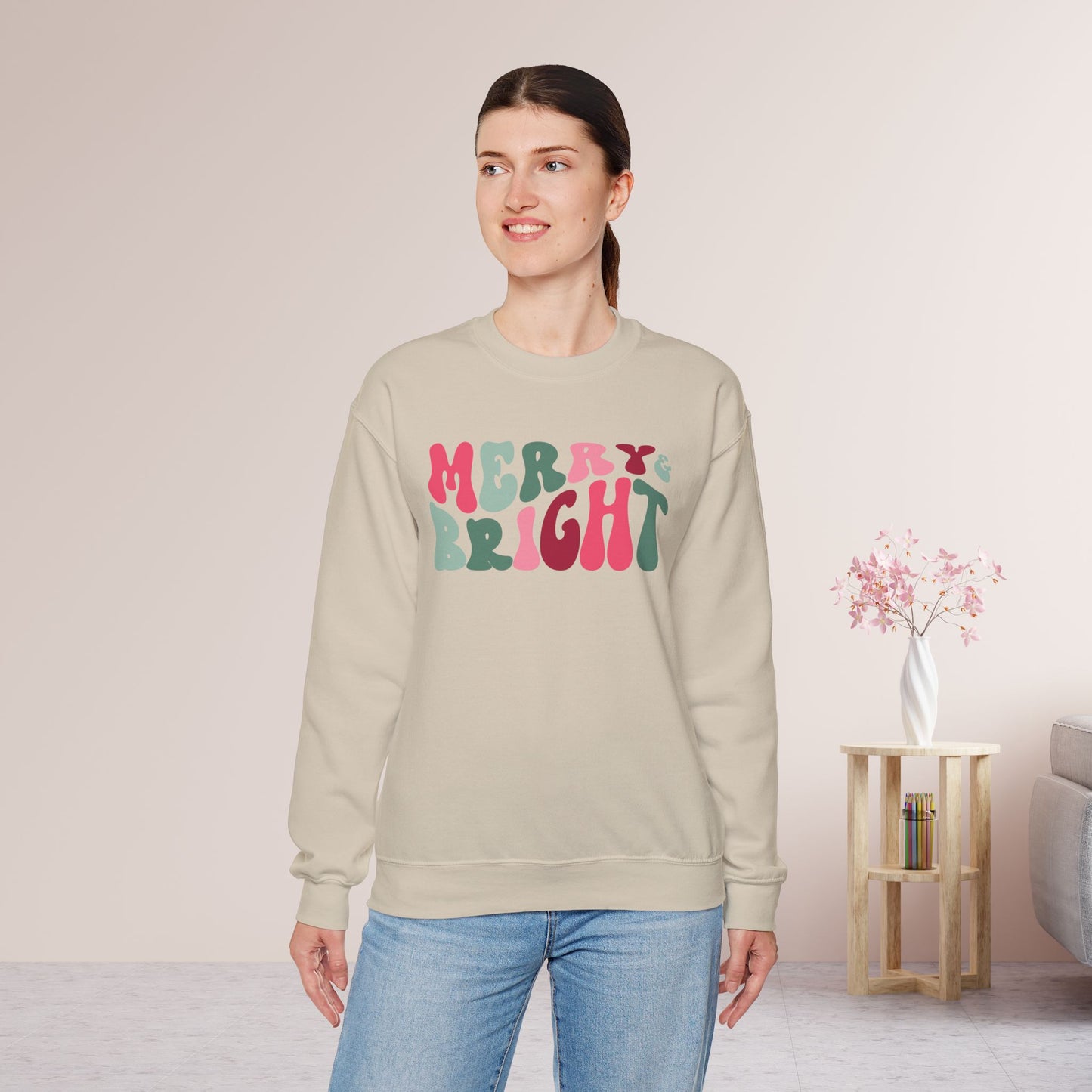 Merry and Bright Christmas Sweatshirt