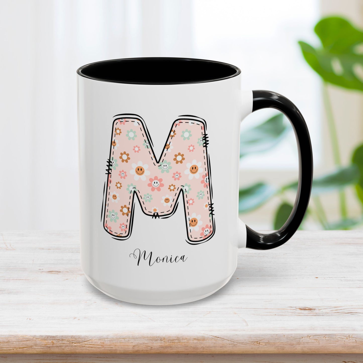 Custom Name Initial Letter Mug - Personalized Gifts A-Z