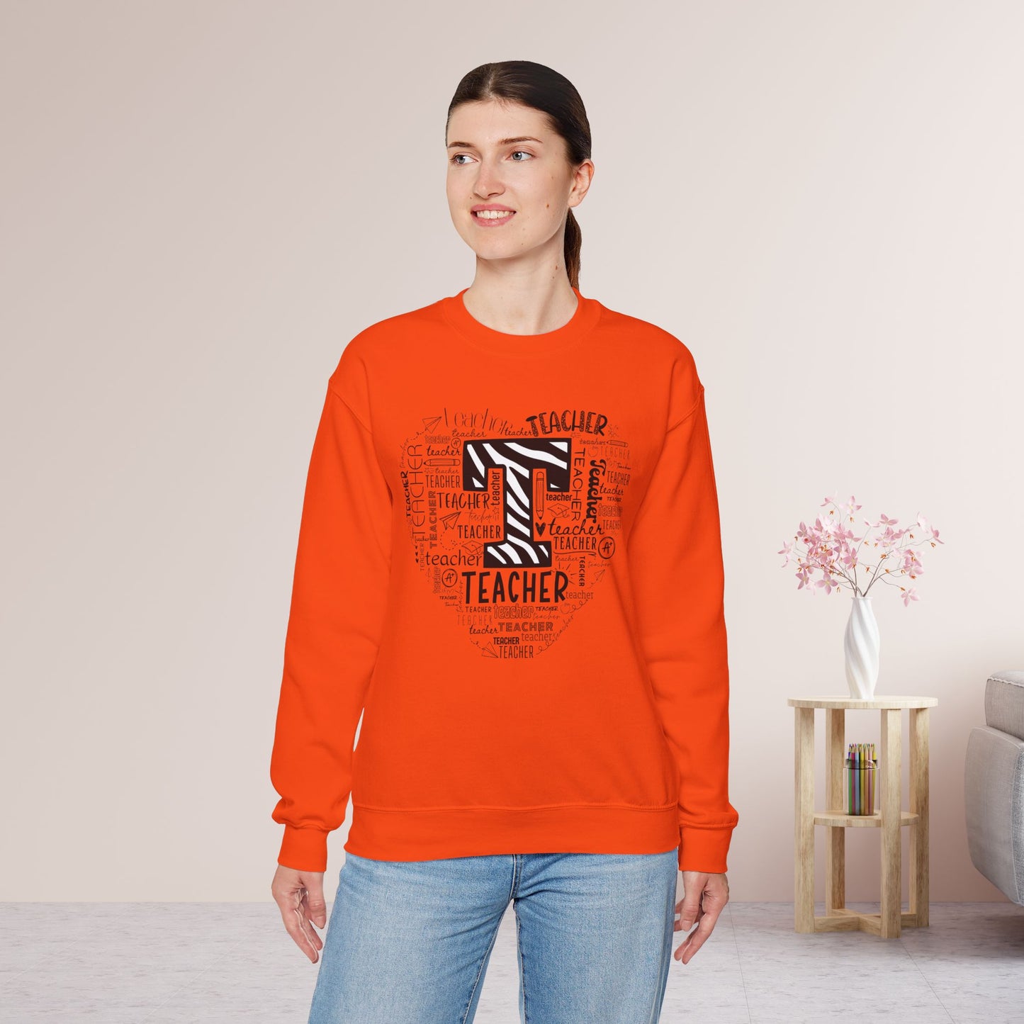 Trendy Teacher Sweatshirt for School Teachers