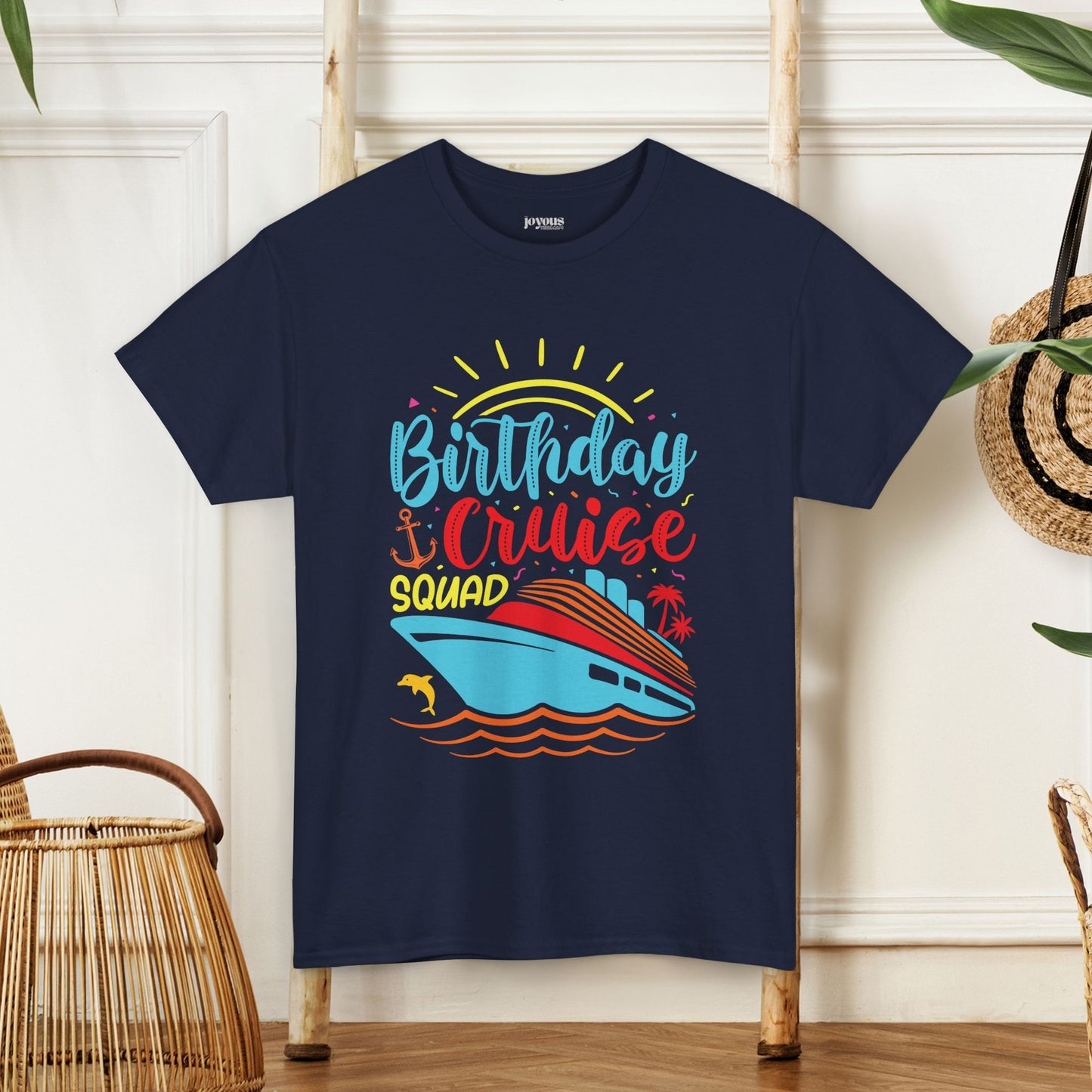 Birthday Cruise Squad Shirt - Family Cruise Vacation Heavy Cotton Tee