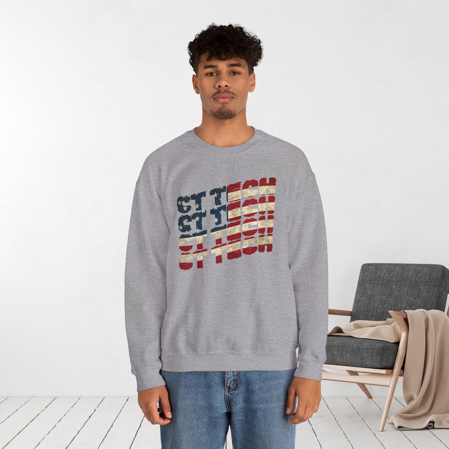 USA Flag CT Tech Sweatshirt -  4th of July CT Technologist Sweater