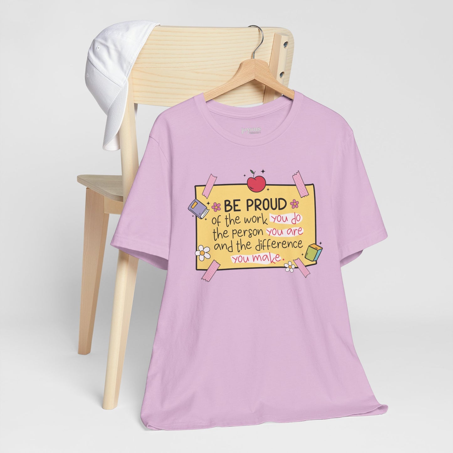 Trendy Motivational Teacher Soft Cotton Tee