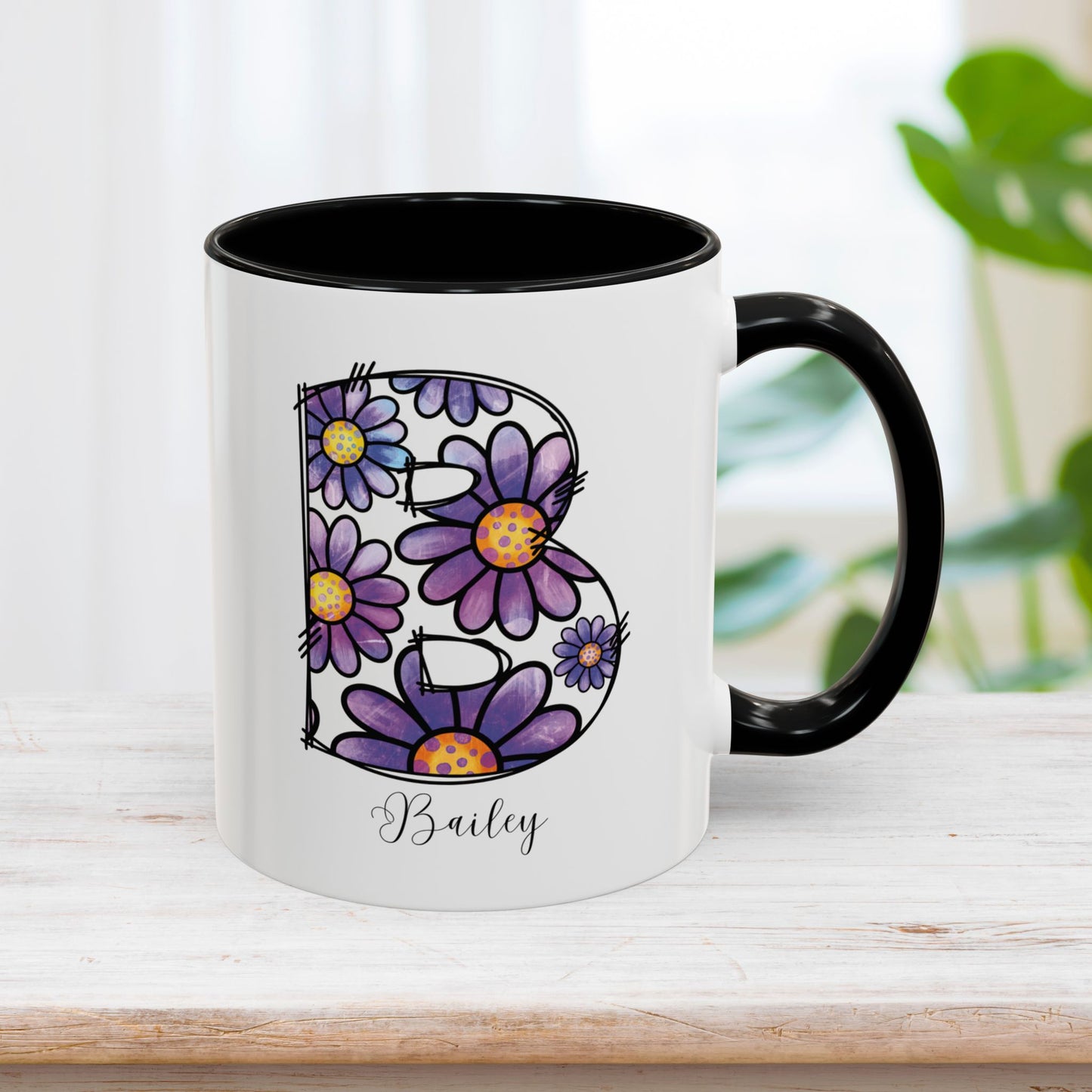 Custom Name Initial Letter Mug - Personalized Gifts A-Z