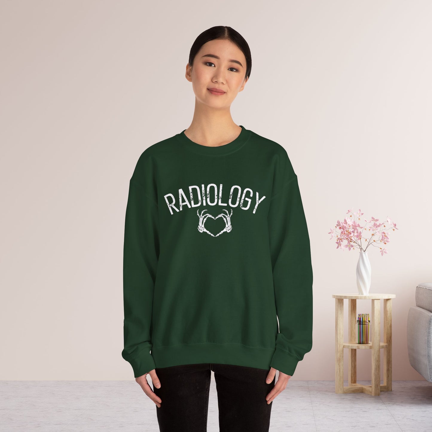 Skeleton Hand Radiology Sweatshirt for RAD Tech