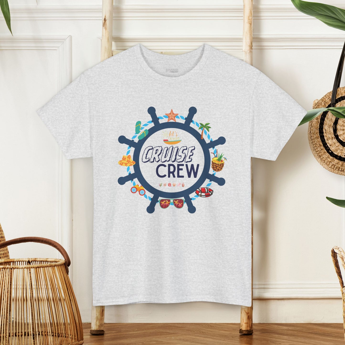 Matching Cruise Crew Shirt - Family Cruise Heavy Cotton Tee