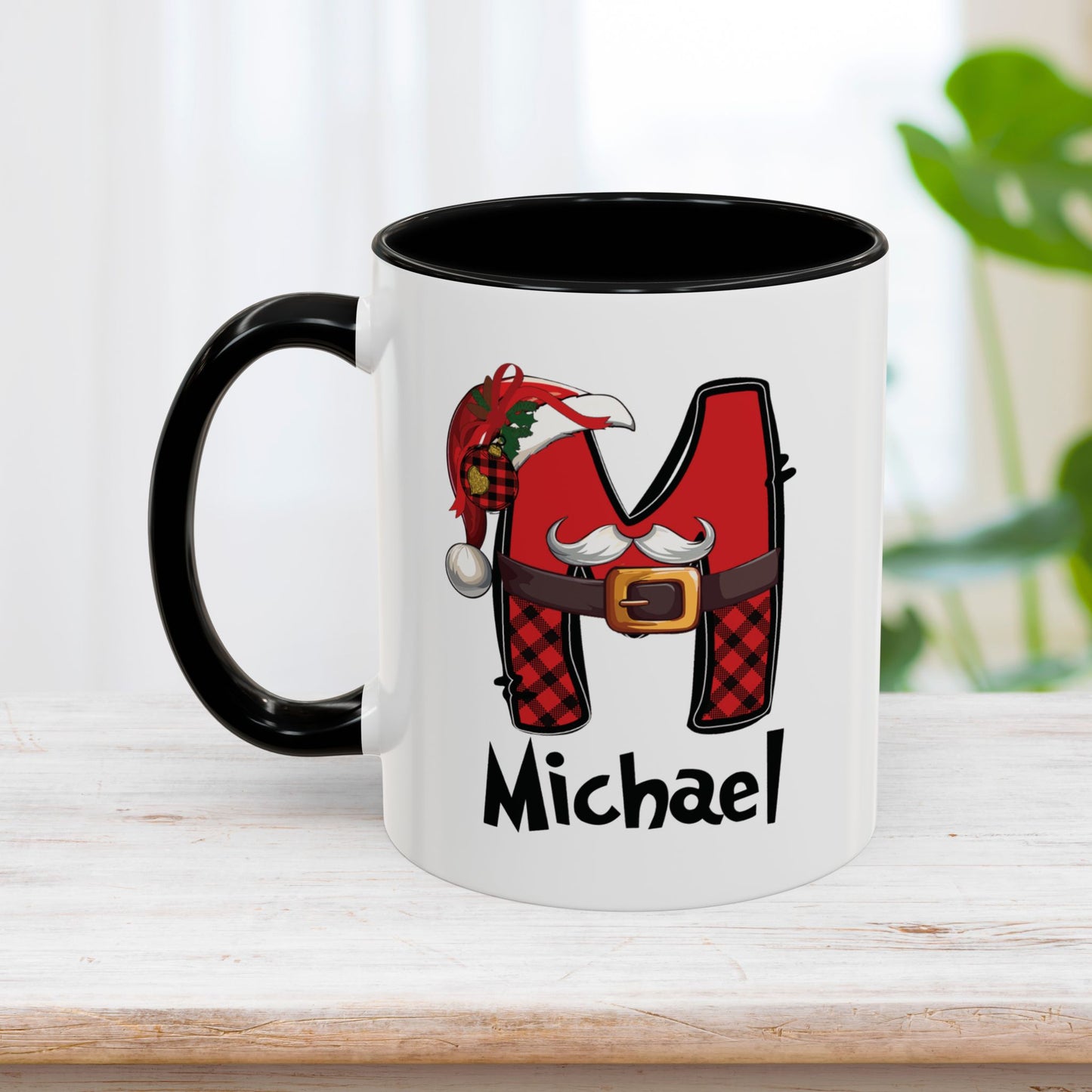 Custom Name Christmas Initial Letter Mug - Personalized Christmas Gifts A-Z