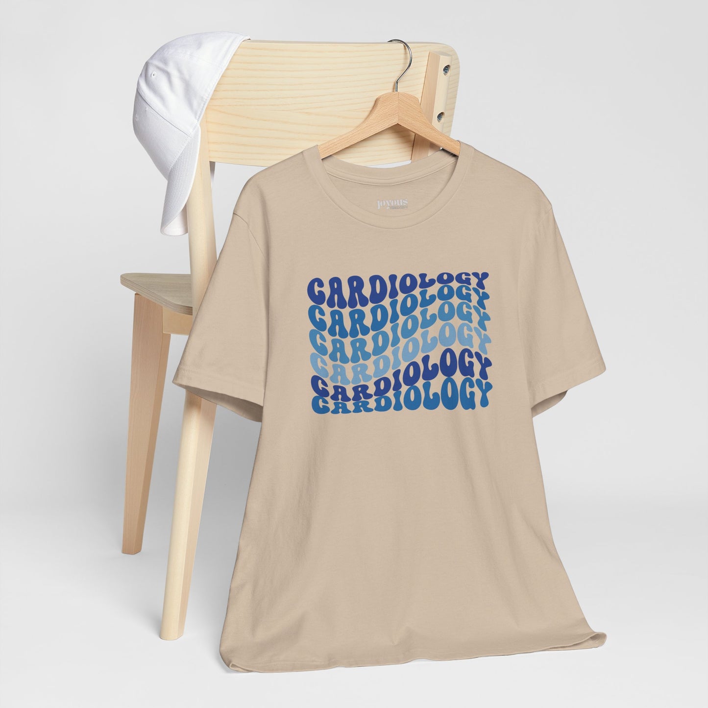 Groovy Blue Cardiology Shirt - Cardiac Nurse Soft Cotton Tee