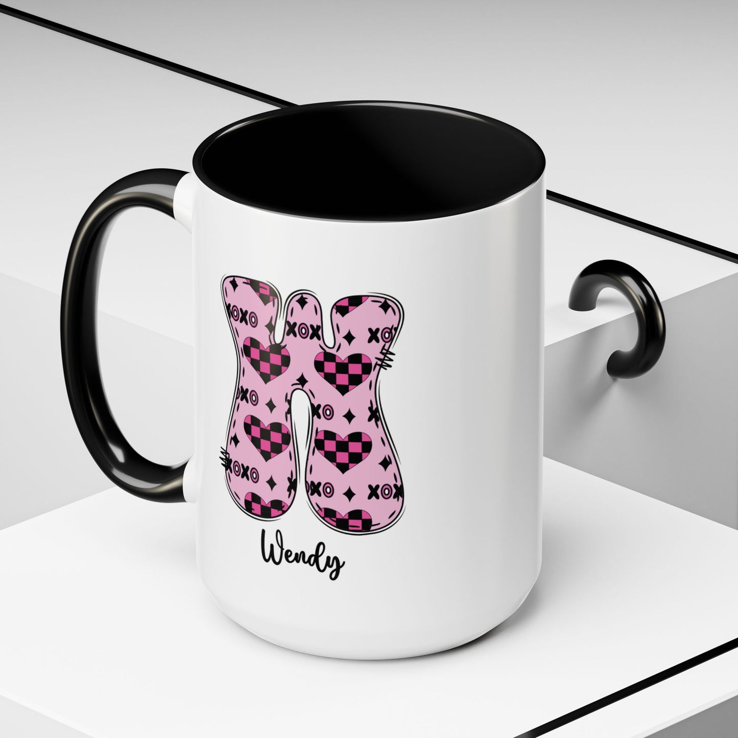 Custom Name Initial Letter Mug - Personalized Gifts A-Z