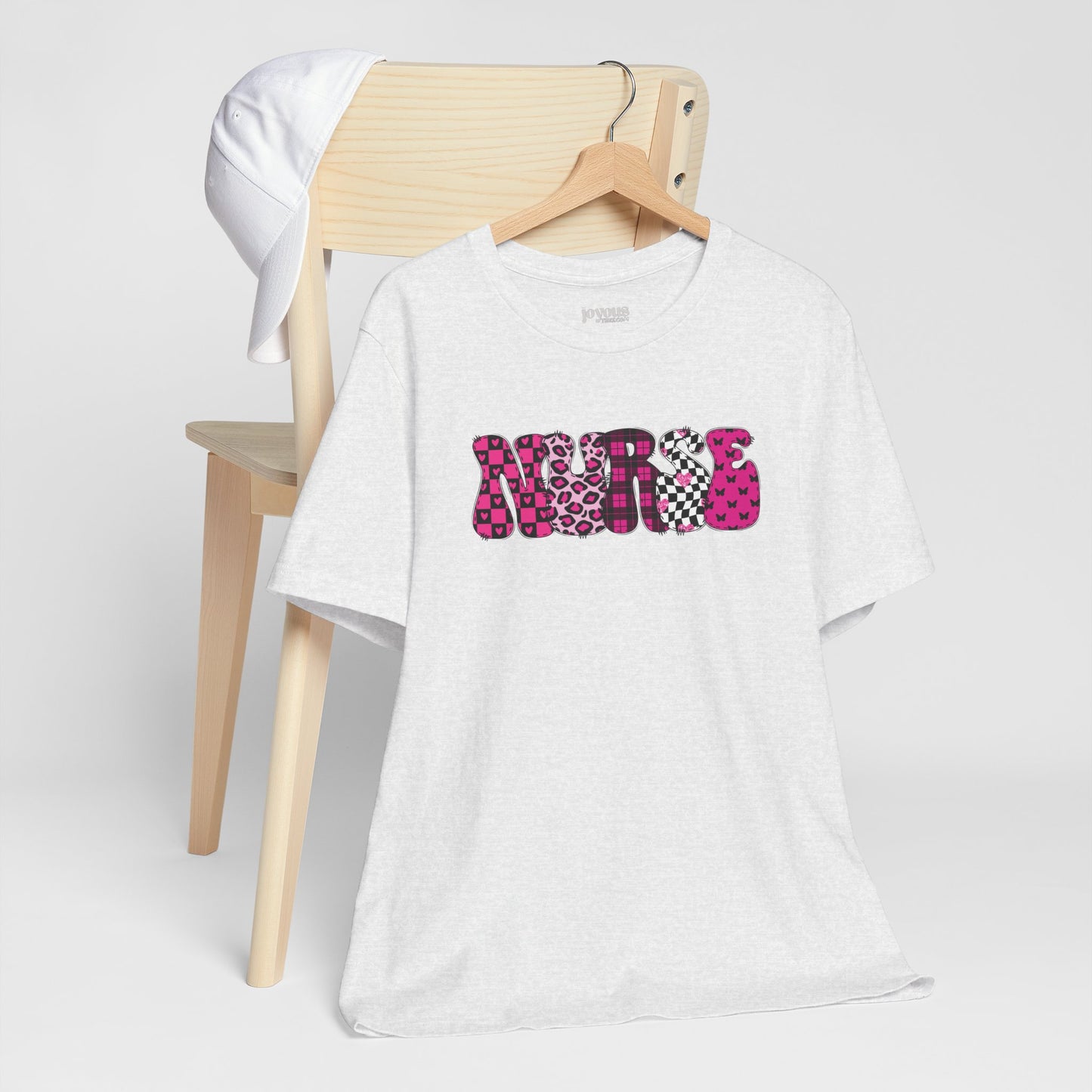 Groovy Font Nurse Shirt - Registered Nurse Soft Cotton Tee