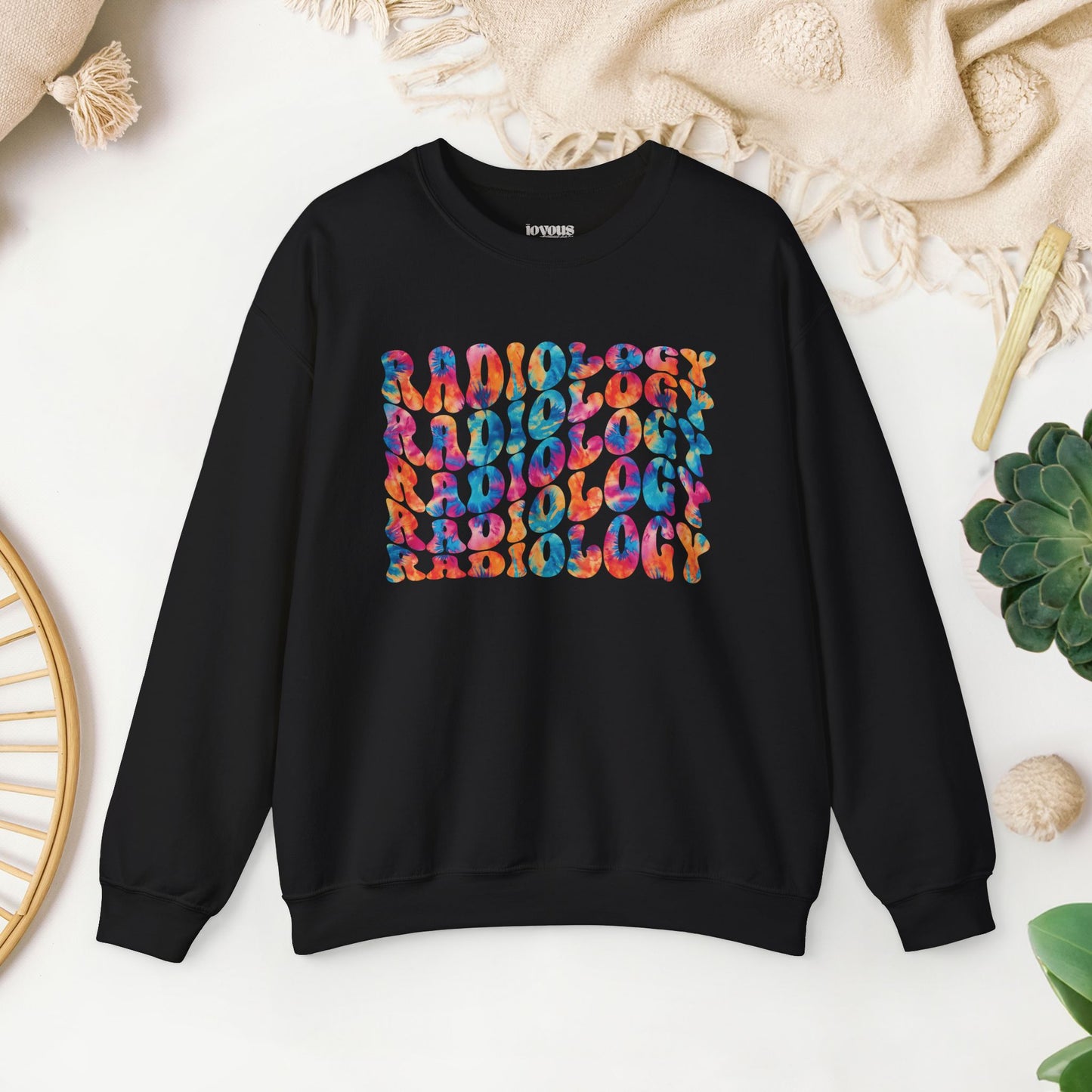 Groovy Colorful Radiology Sweatshirt for RAD Technician