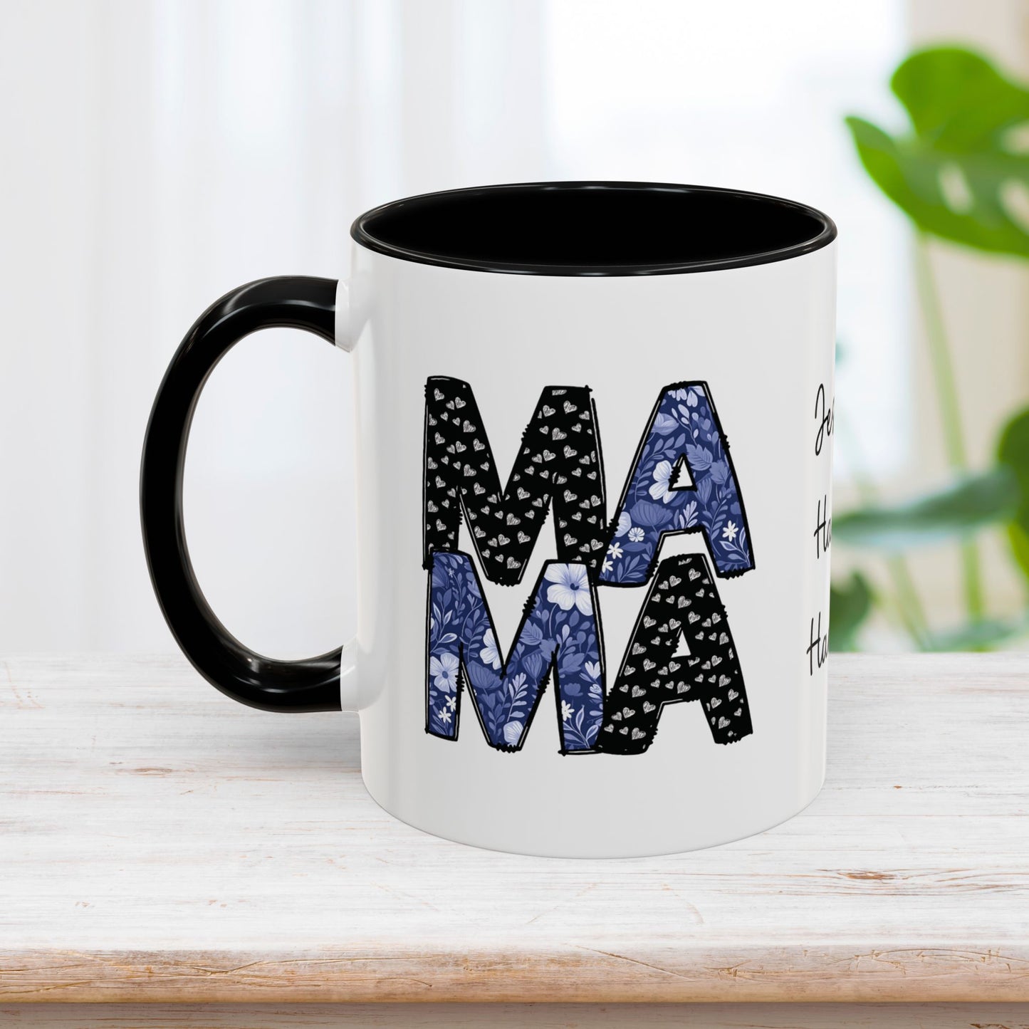 Personalized Mama Coffee Mug with Kids Names - Custom Mom Gifts for Mother's Day