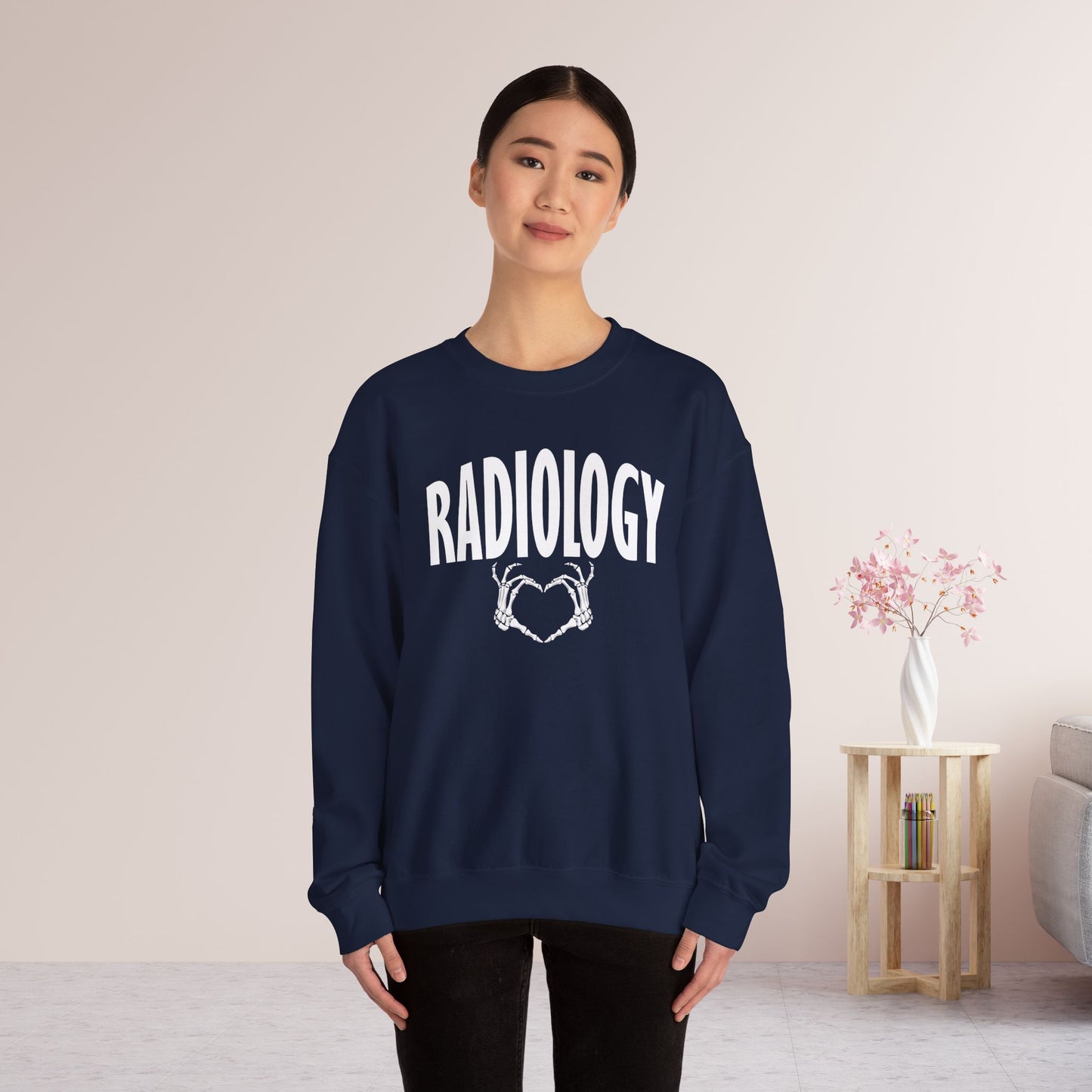 Skeleton Hand Radiology Sweatshirt for RAD Tech