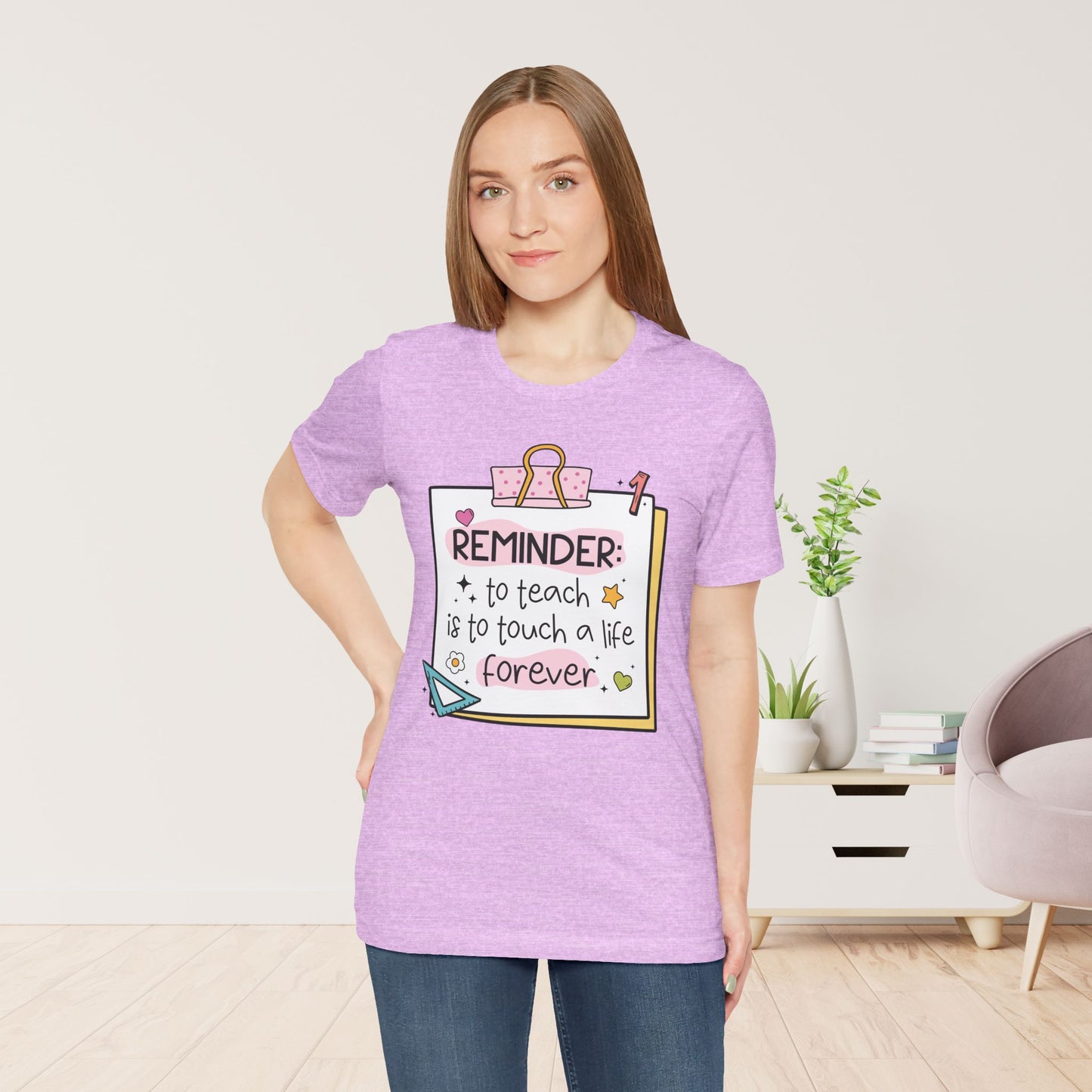 Trendy Motivational Teacher Soft Cotton Tee