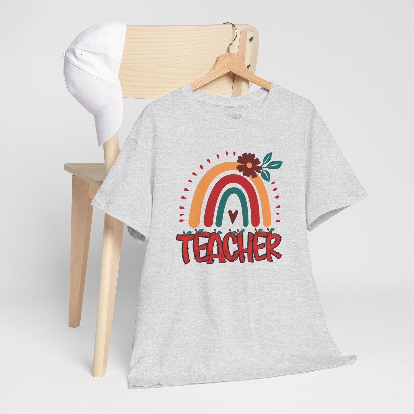 Trendy Teacher Shirt - Back to School Heavy Cotton Tee