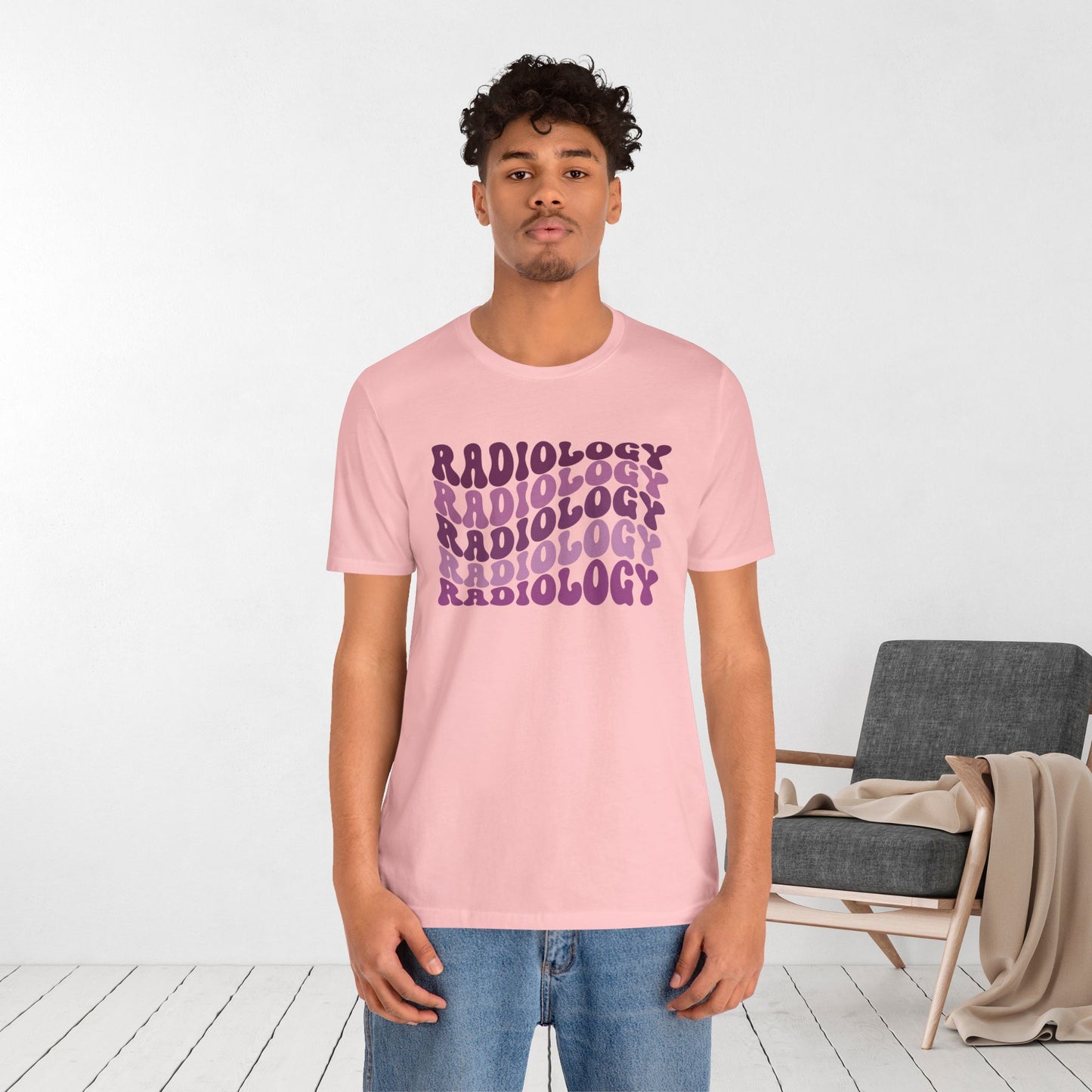 Groovy Purple Radiology Soft Cotton Tee