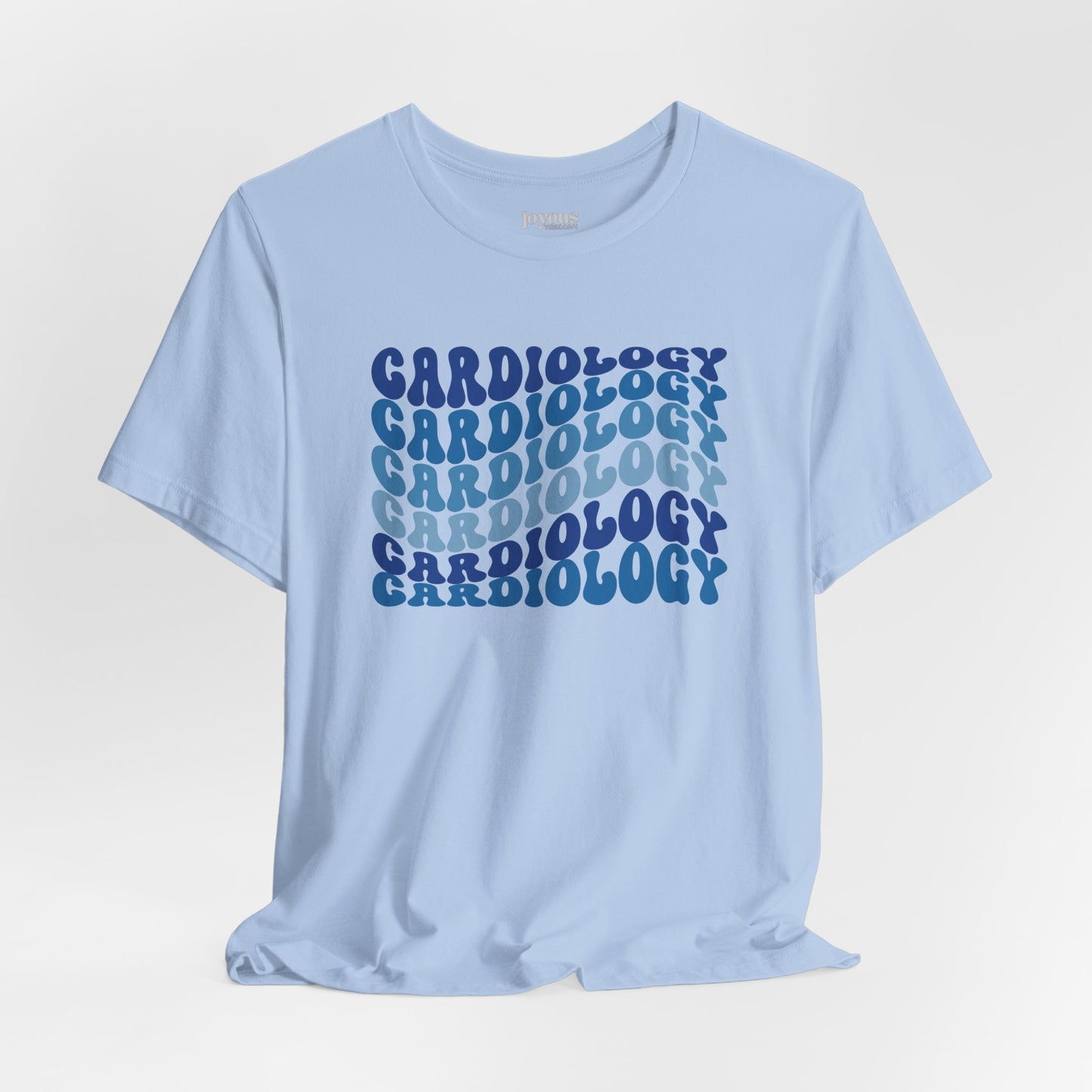 Groovy Blue Cardiology Shirt - Cardiac Nurse Soft Cotton Tee