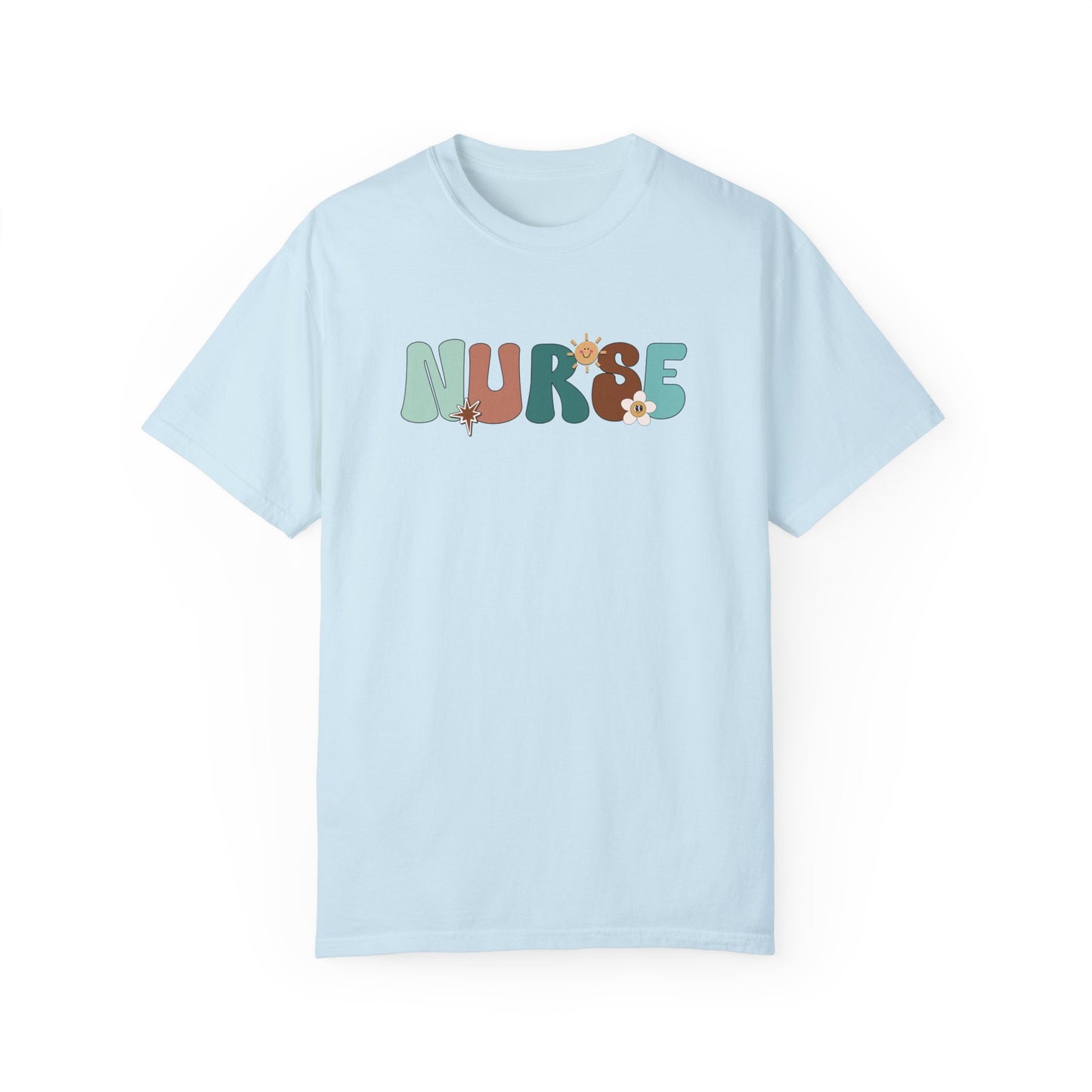 Comfort Colors Groovy Nurse Shirt - It's a Beautiful Day to Save Lives Tee