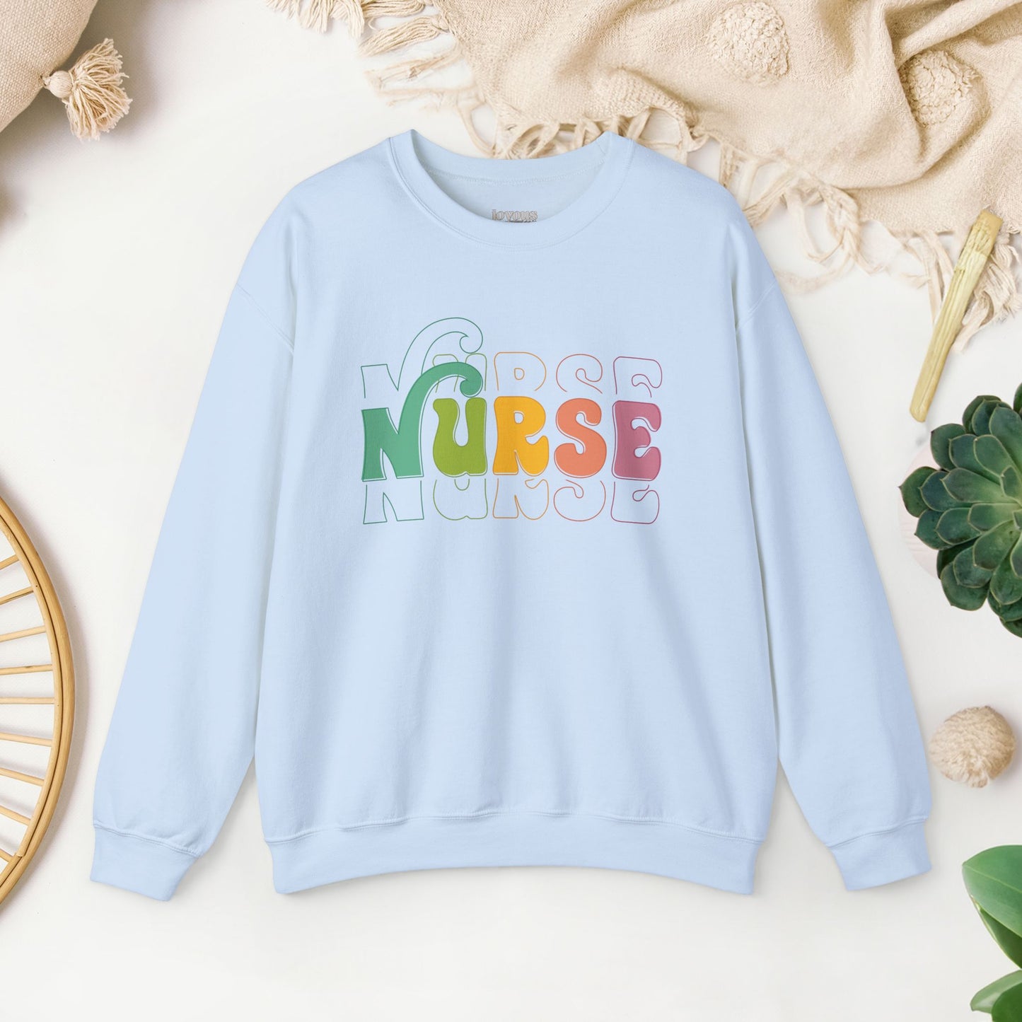 Groovy Retro Nurse Sweatshirt