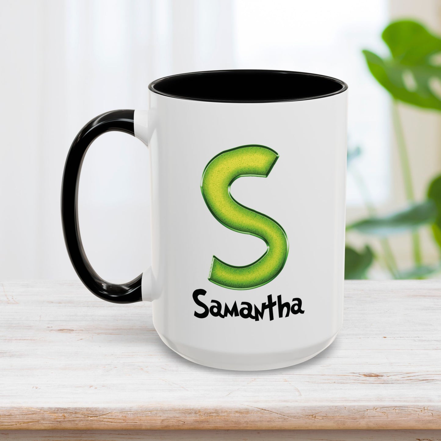 Custom Name Initial Grinch Letter Mug - Personalized Christmas Gifts - Grinch Mug A-Z