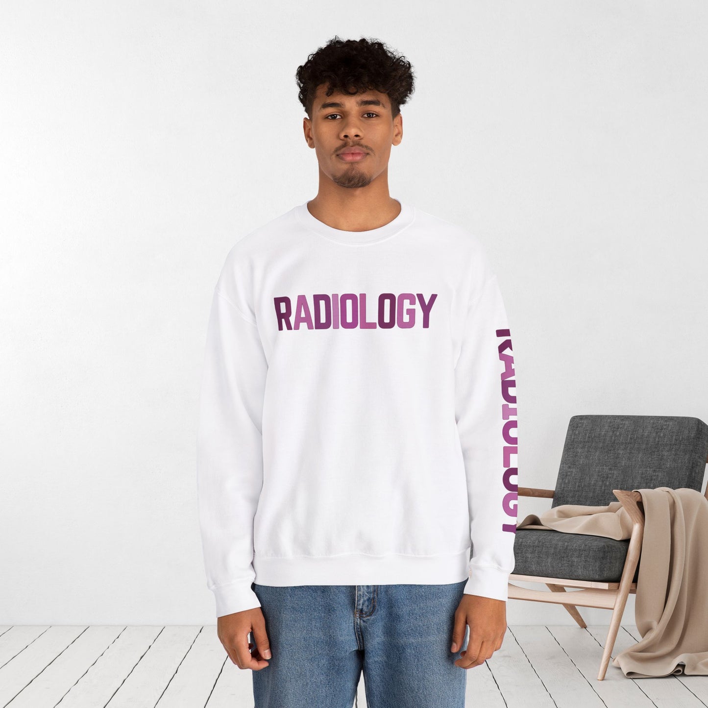 Trendy Purple Radiology Sweatshirt for RAD Technician