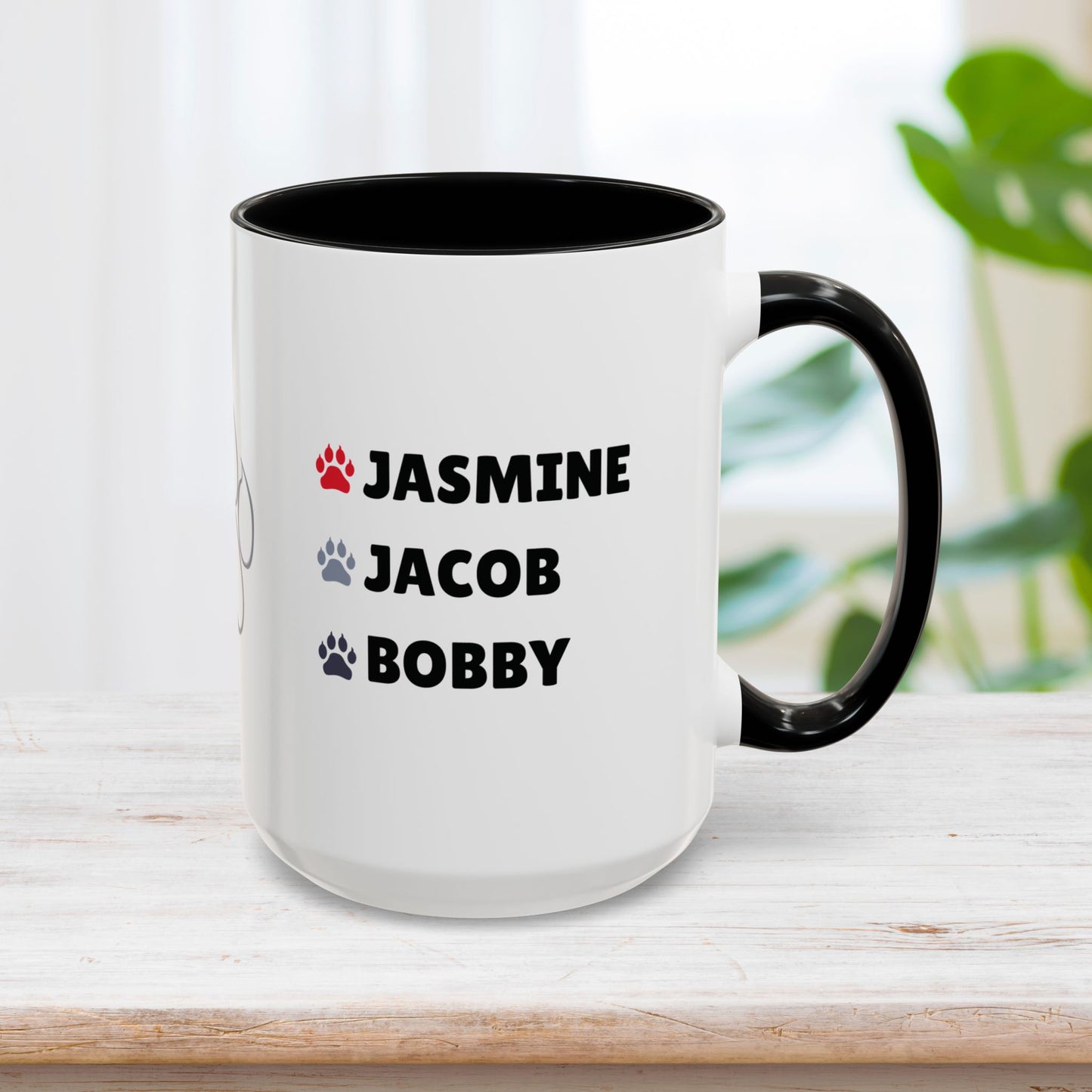 Personalized Papa Bear Coffee Mug with Kids Names - Custom Dad Gifts for Father's Day