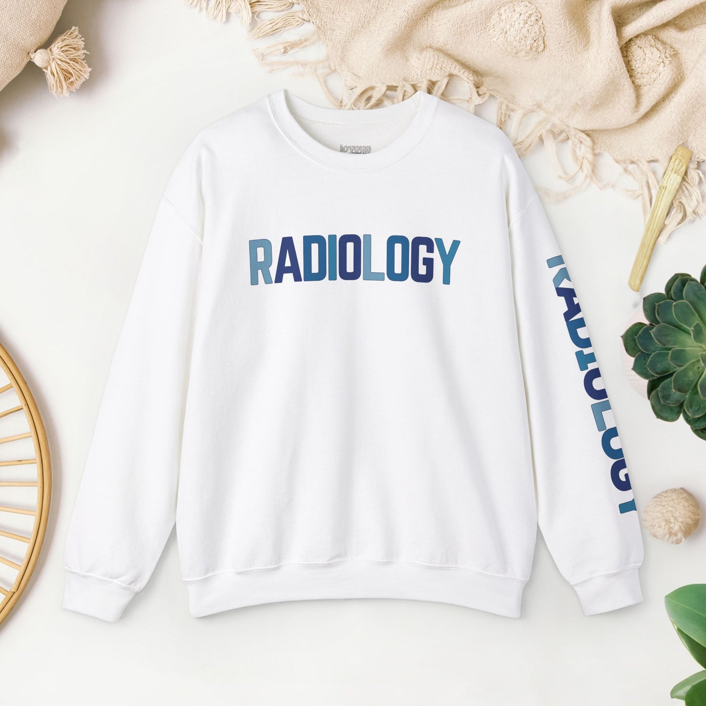 Trendy Blue Radiology Sweatshirt for RAD Technician