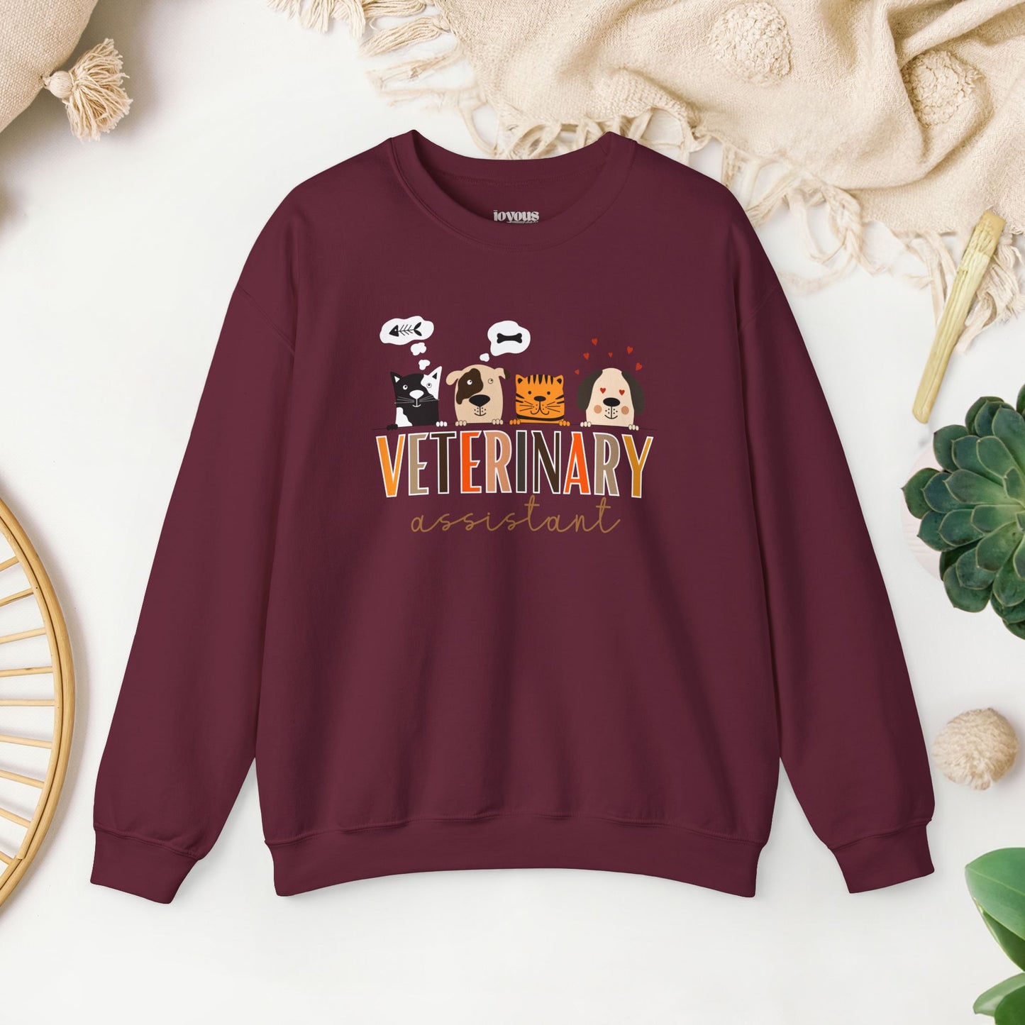 Veterinary Assistant Crewneck Sweatshirt for VET Assistant