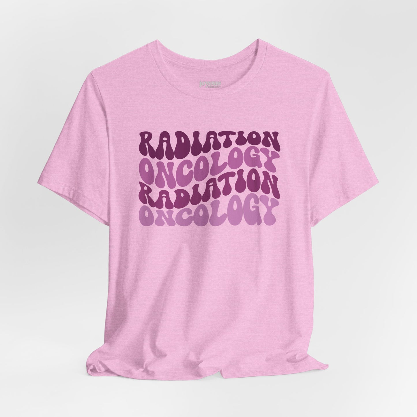 Purple Groovy Radiation Oncology Soft Cotton Tee