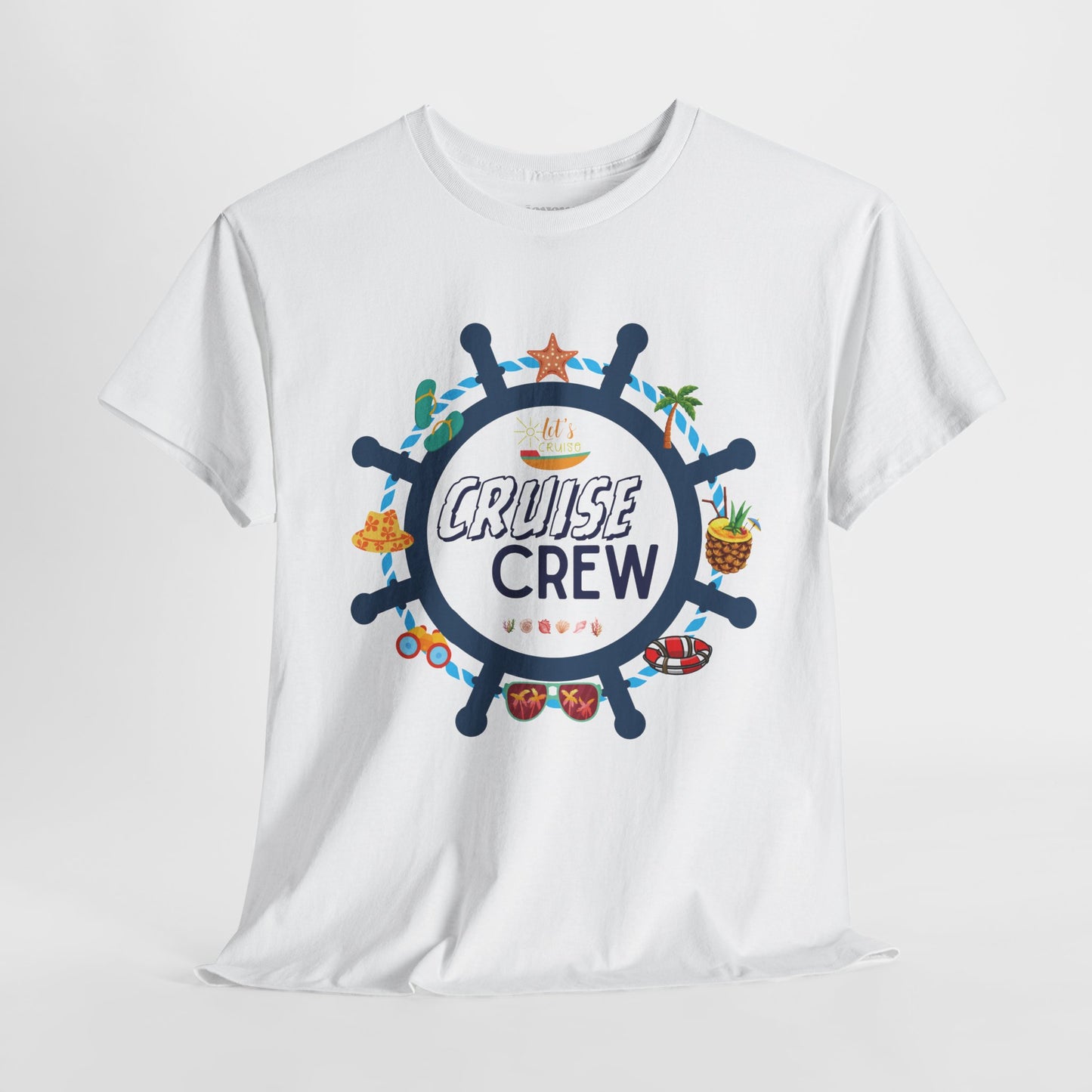 Matching Cruise Crew Shirt - Family Cruise Heavy Cotton Tee