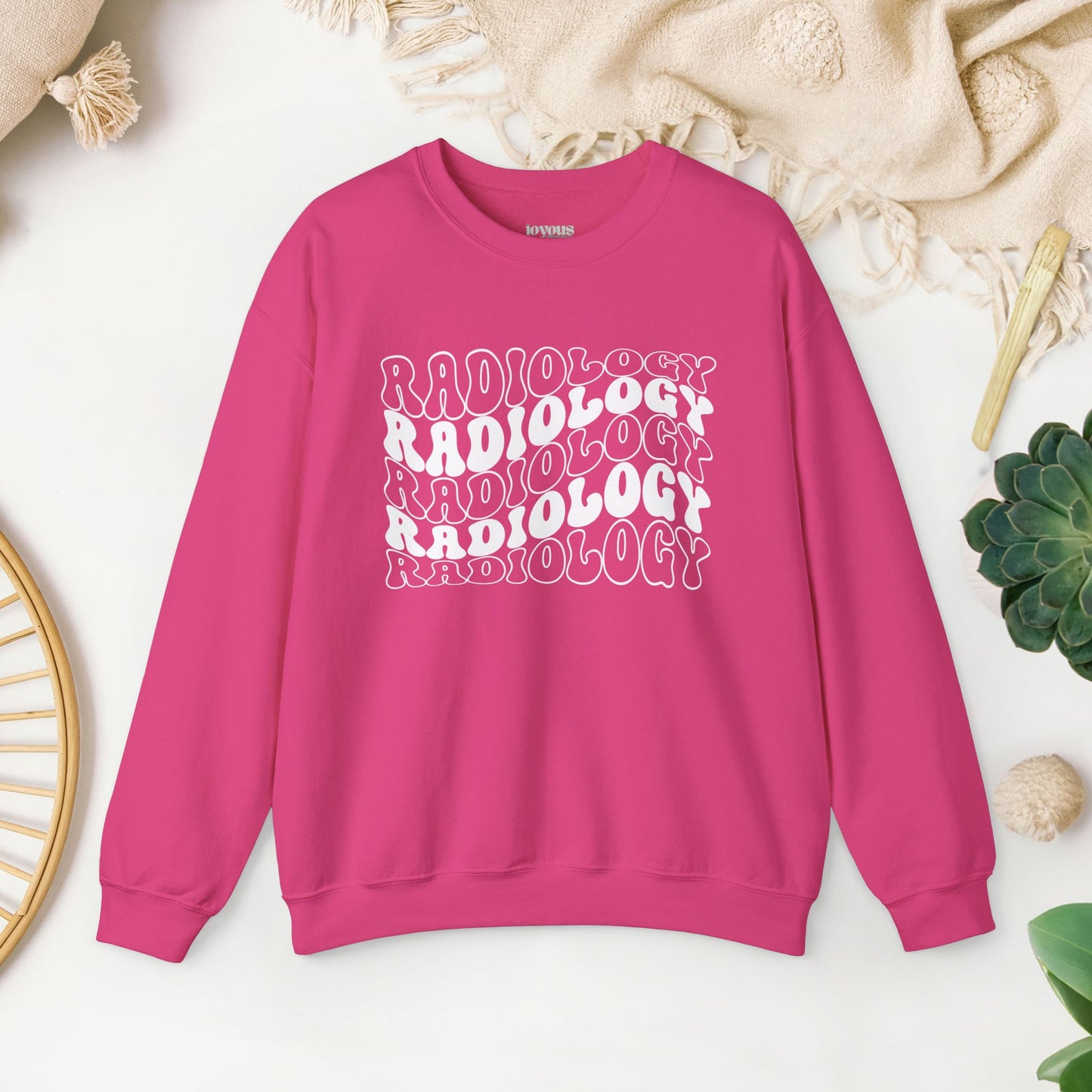 Groovy White Radiology Sweatshirt for RAD Technician