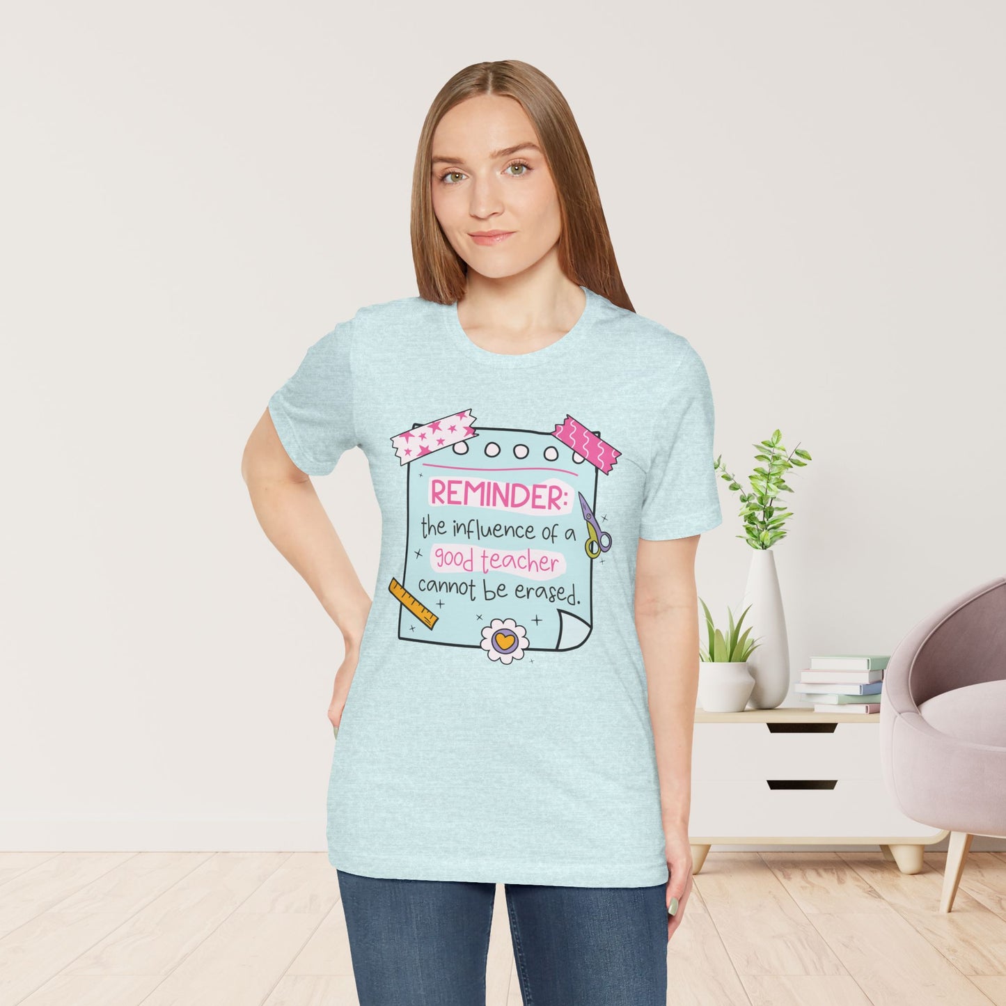 Trendy Motivational Teacher Soft Cotton Tee