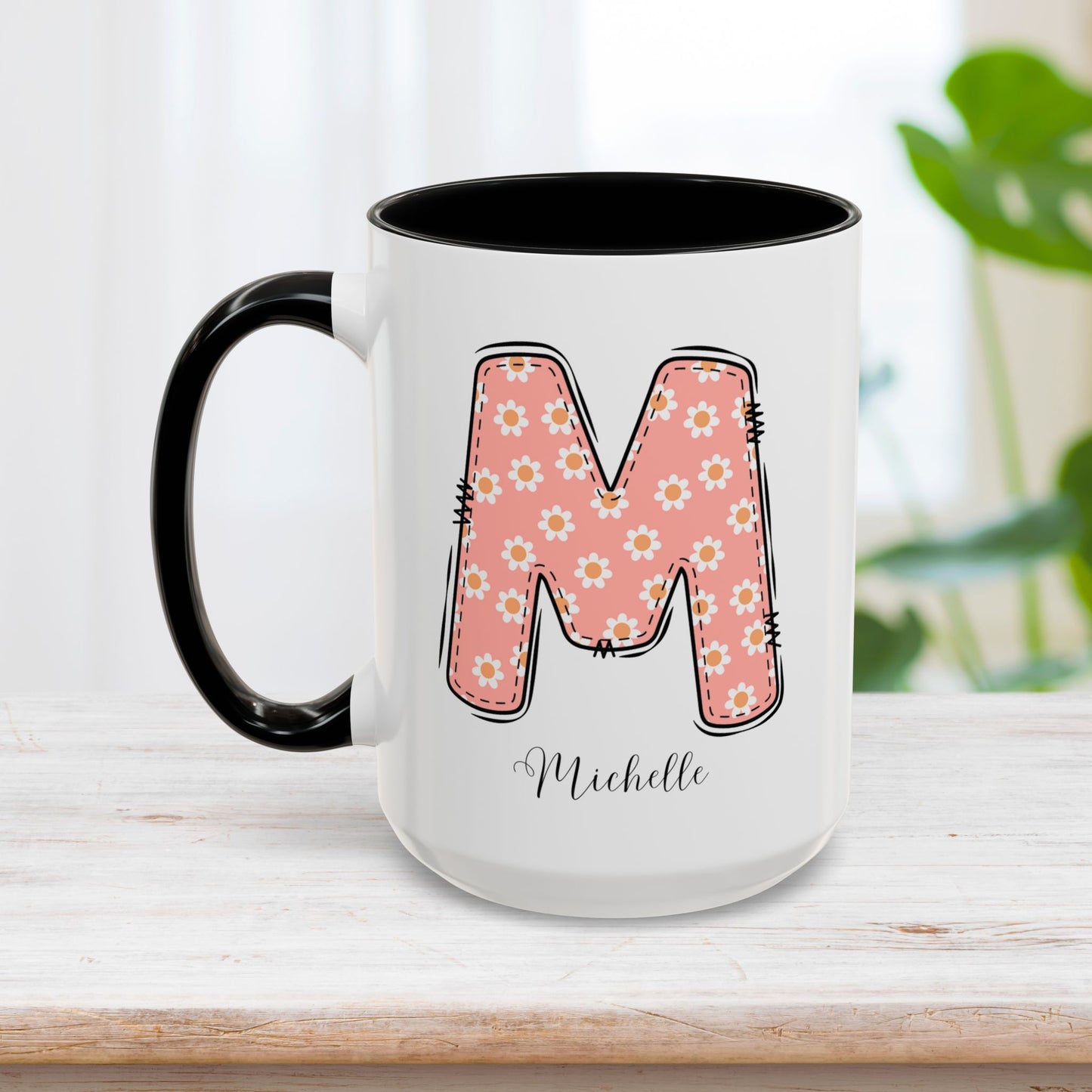 Custom Name Initial Letter Mug - Personalized Gifts A-Z