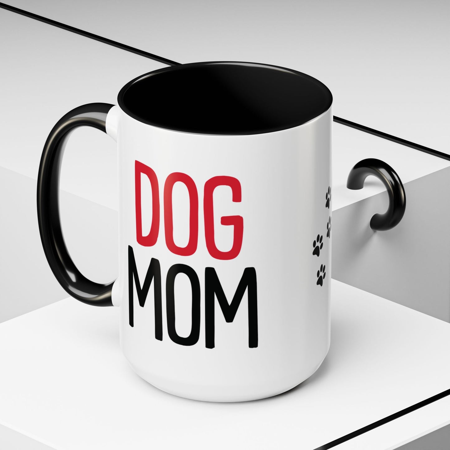 Personalized Dog Mom Coffee Mug with Dog Names - Custom Dog Mom Gifts for Mother's Day