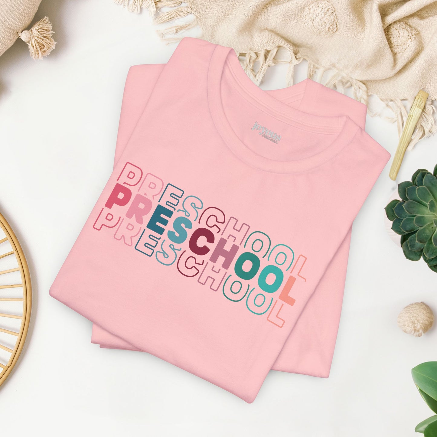 Unisex Preschool Teacher Soft Cotton Tee