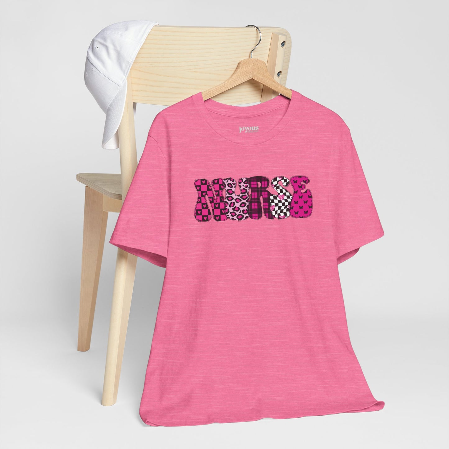 Groovy Font Nurse Shirt - Registered Nurse Soft Cotton Tee