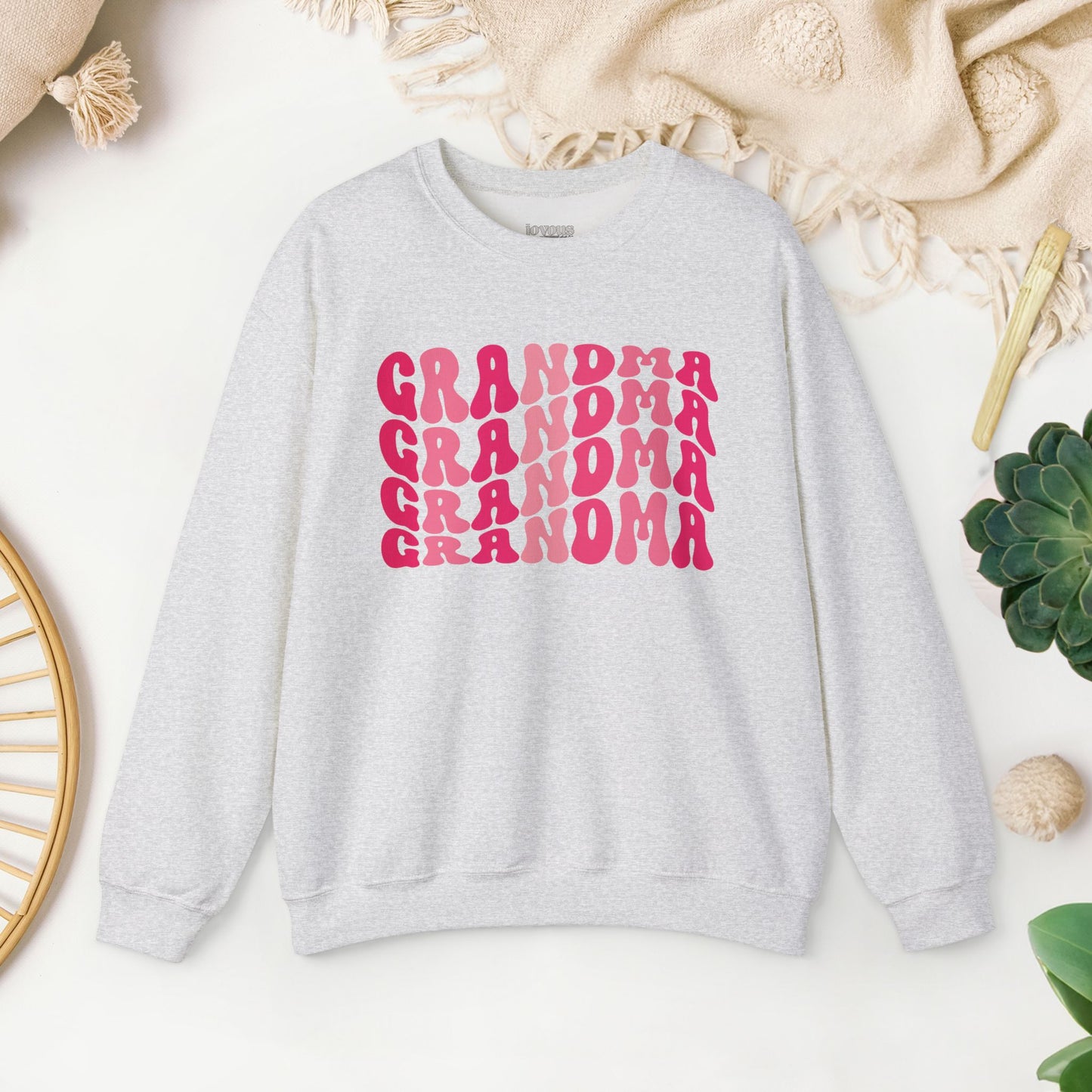 Groovy Pink Grandma Sweatshirt