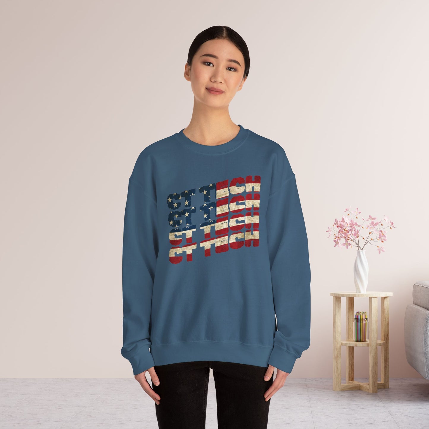 USA Flag CT Tech Sweatshirt -  4th of July CT Technologist Sweater