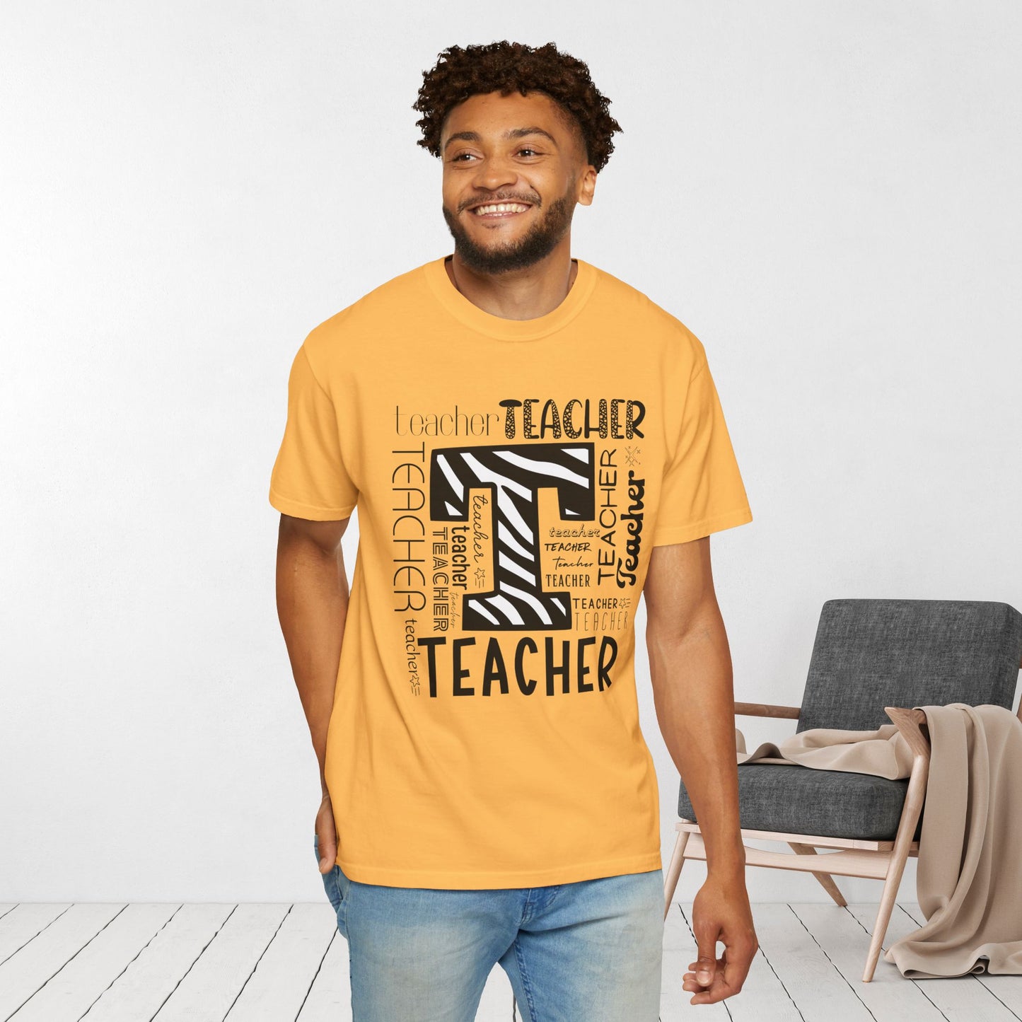 Trendy Teacher Comfort Colors Shirt