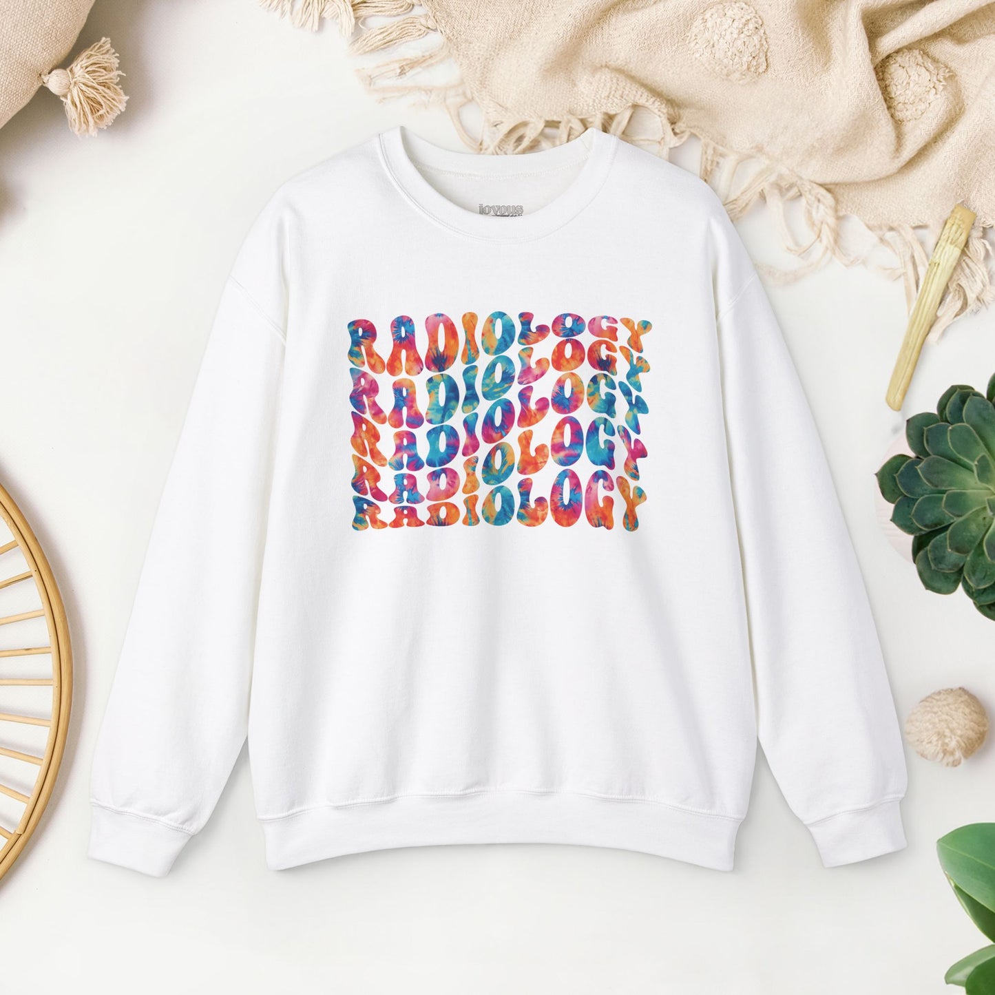 Groovy Colorful Radiology Sweatshirt for RAD Technician