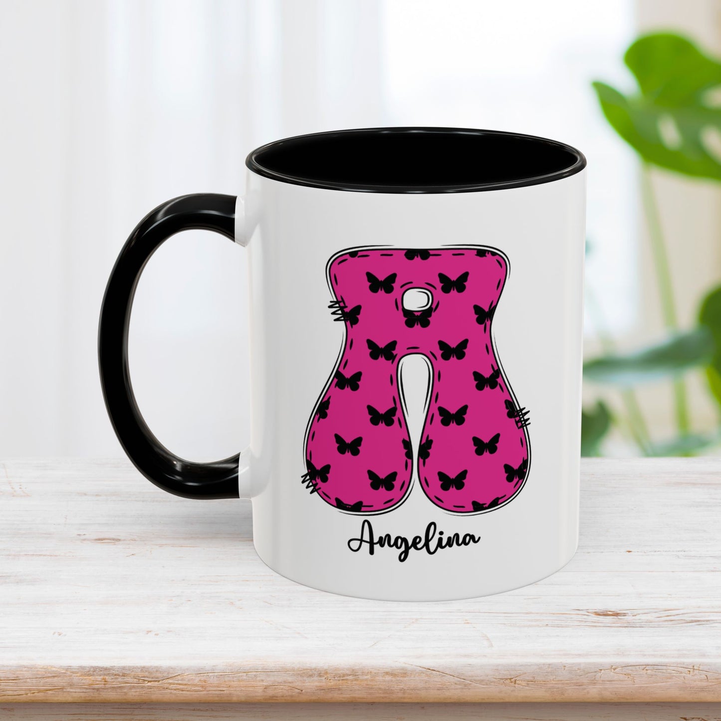 Custom Name Initial Letter Mug - Personalized Gifts A-Z