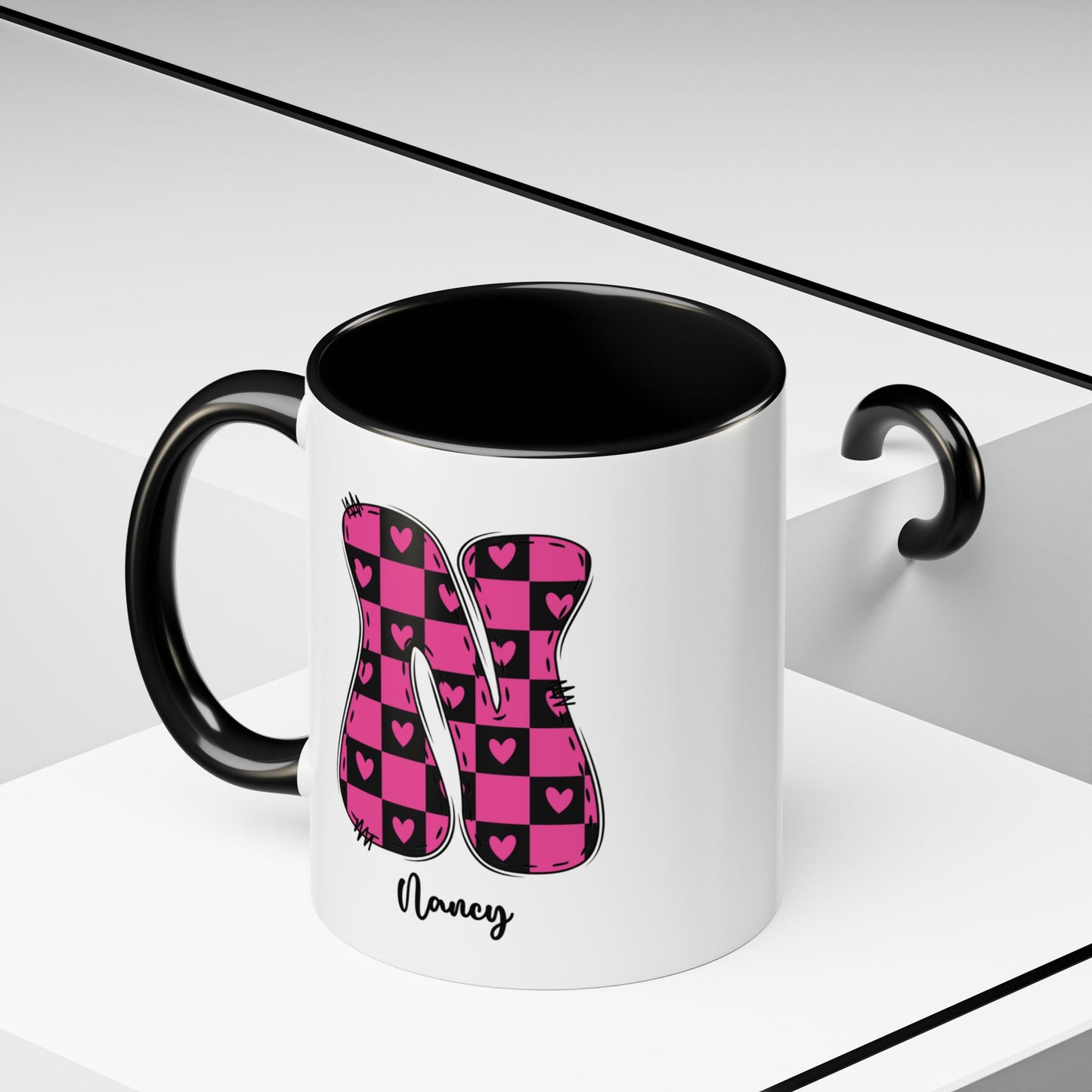 Custom Name Initial Letter Mug - Personalized Gifts A-Z