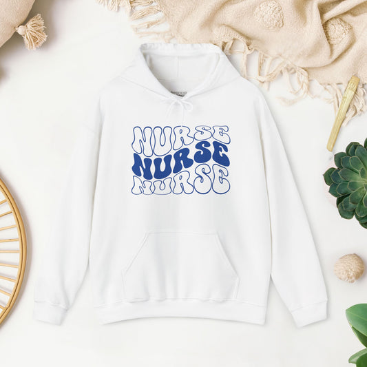 Groovy Nurse Hoodie - Registered Nurse Hoodie