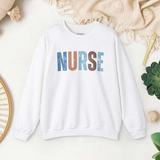 Registered Nurse Sweatshirt - Retro Nurse Sweater