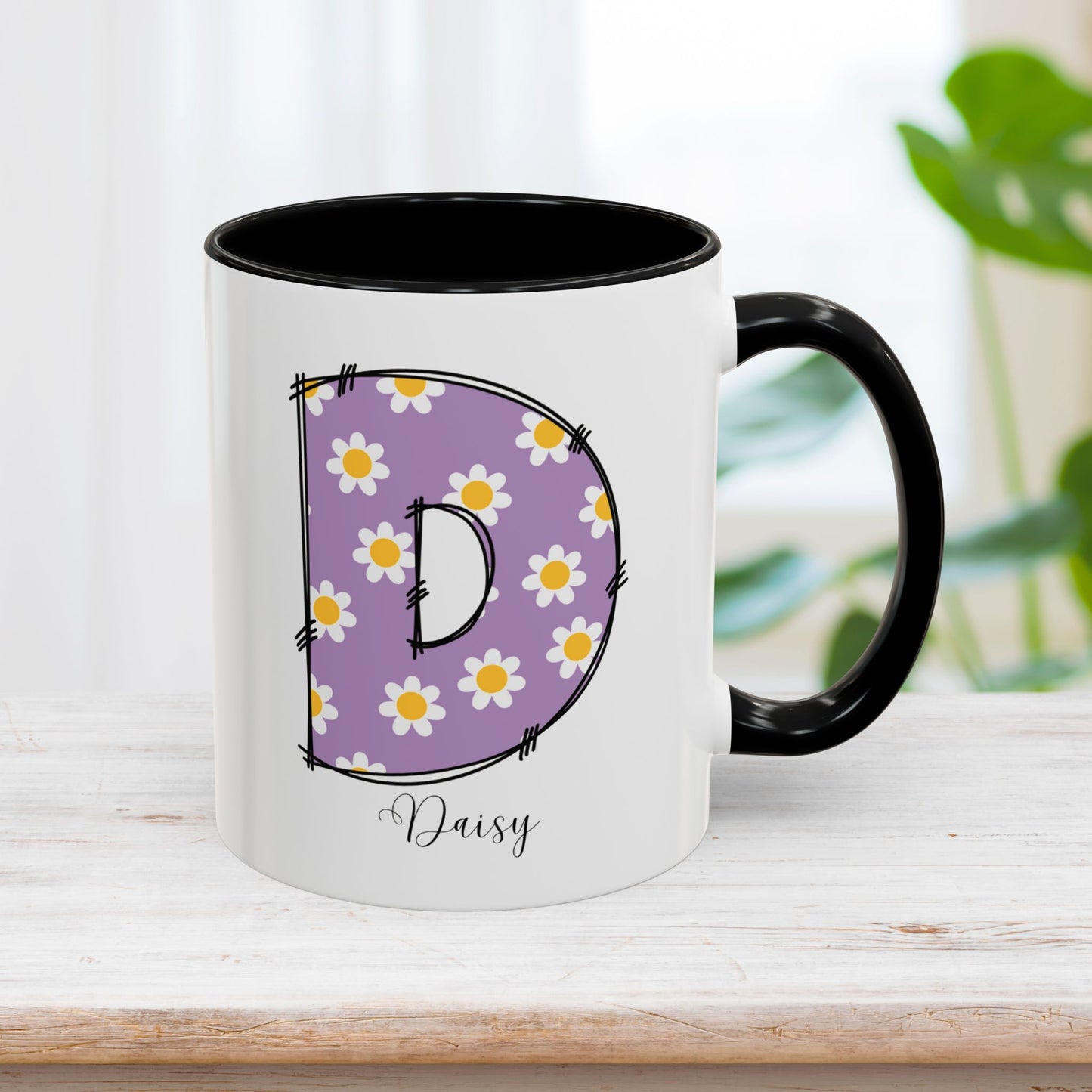 Custom Name Initial Letter Mug - Personalized Gifts A-Z